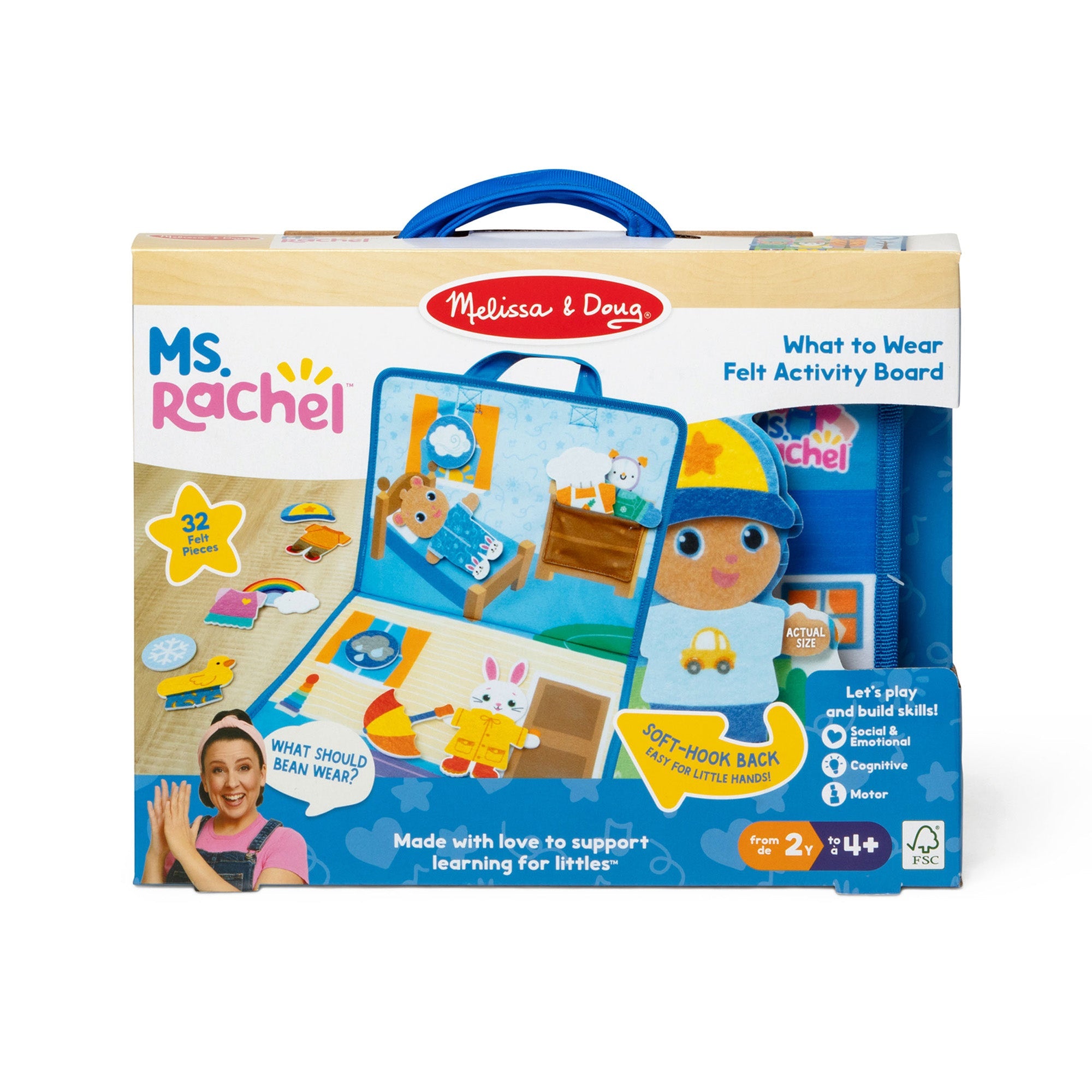 Ms. Rachel™  What to Wear Felt Activity Board