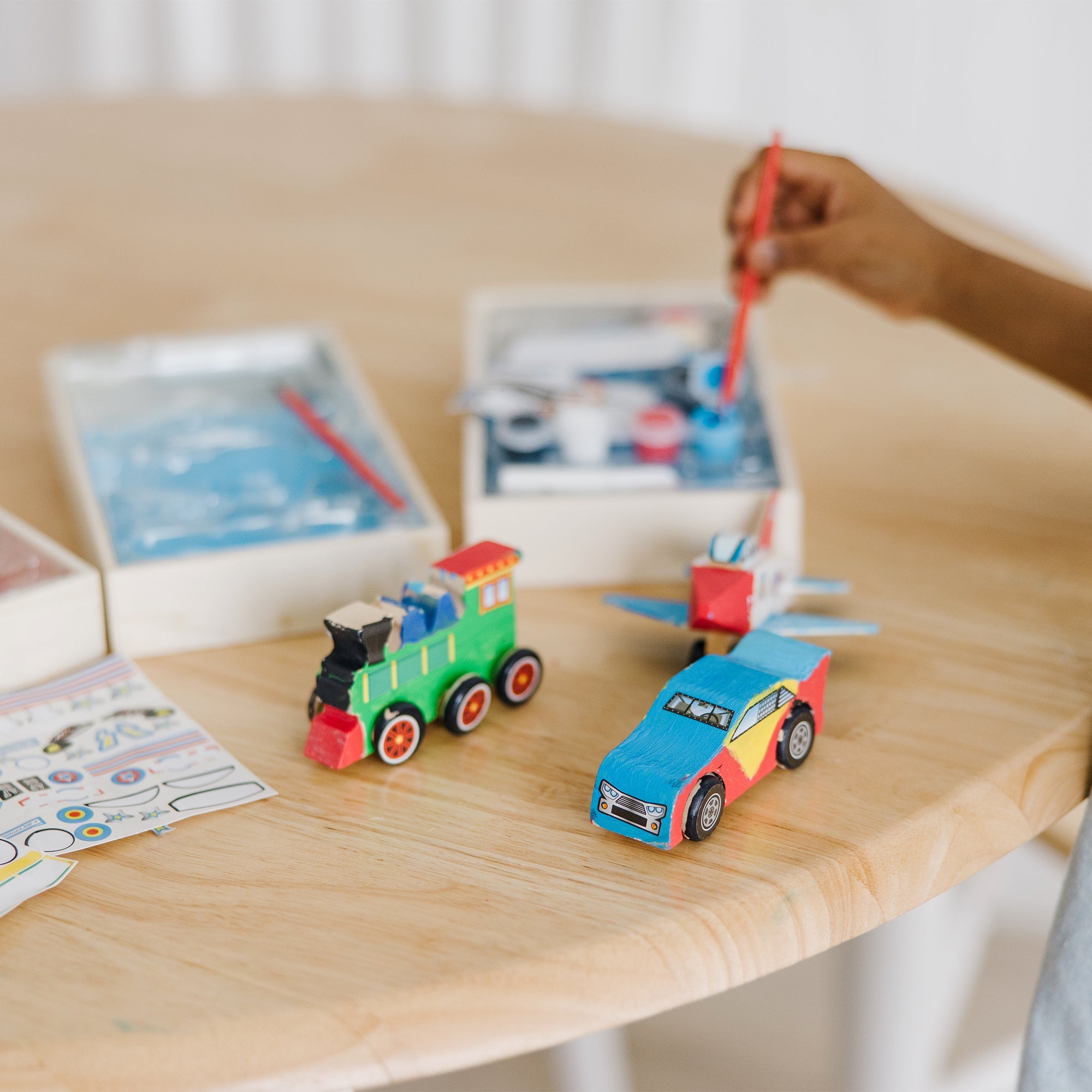 Created by Me!™ Vehicle Craft Kit 3-Pack: Plane, Train, Race Car