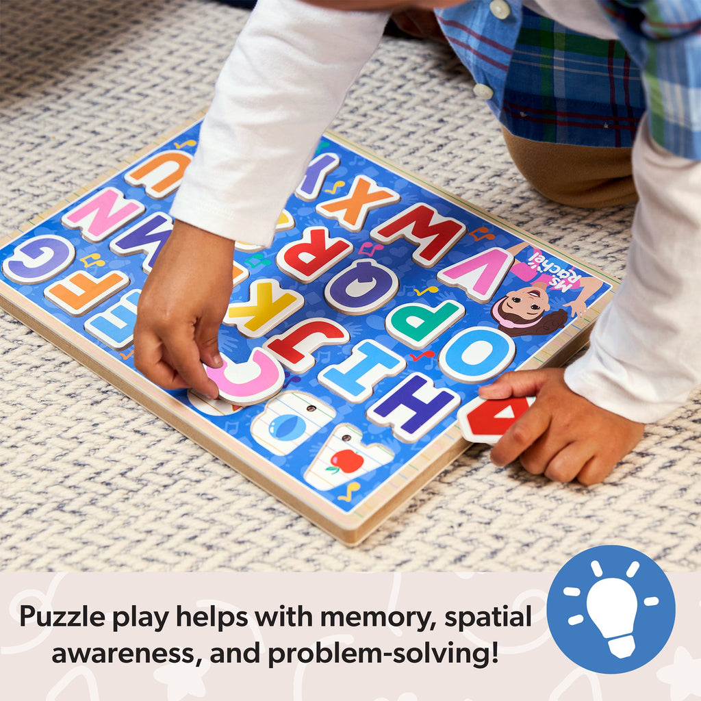 Ms. Rachel™ Wooden Phonics Alphabet Sound Puzzle - 26 Pieces
