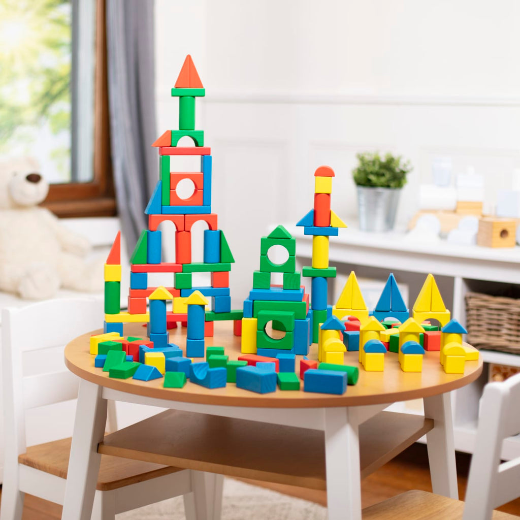 200 Piece Wood Blocks Set