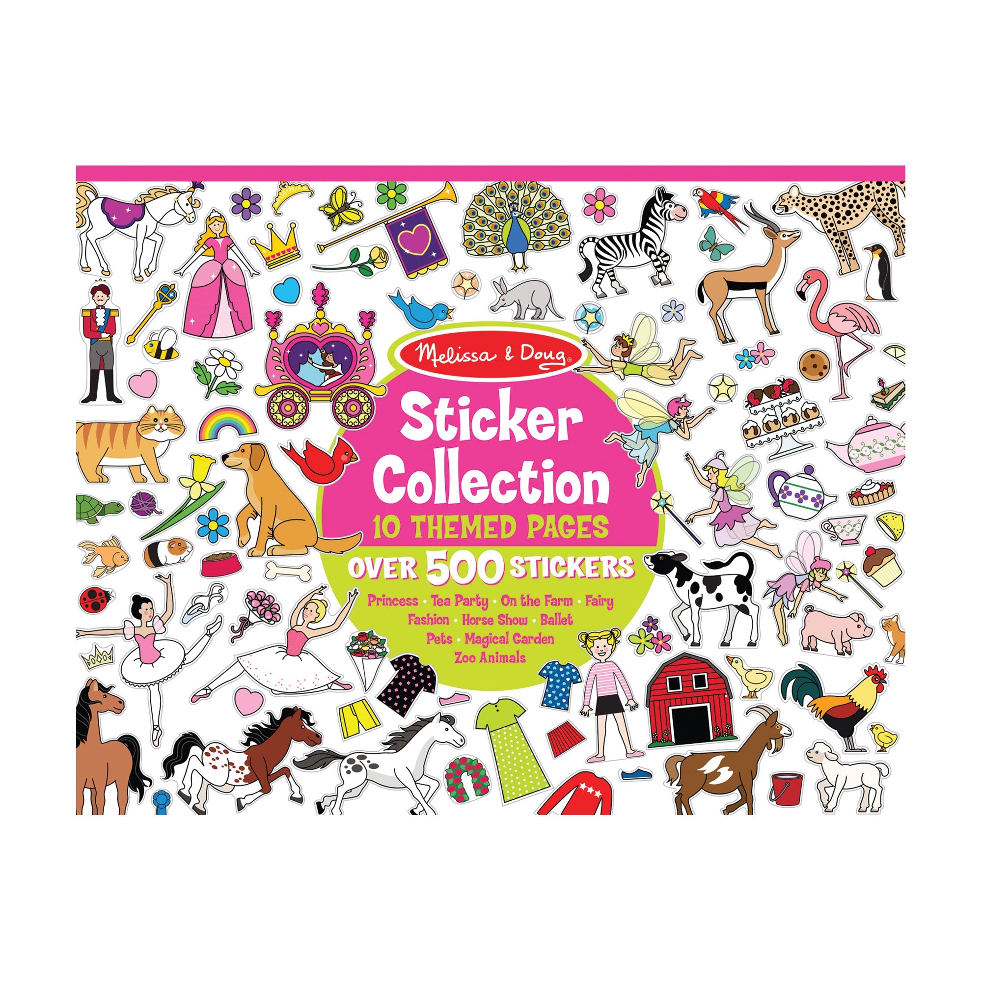 Sticker Collection - Princesses, Tea Party, Animals, and More