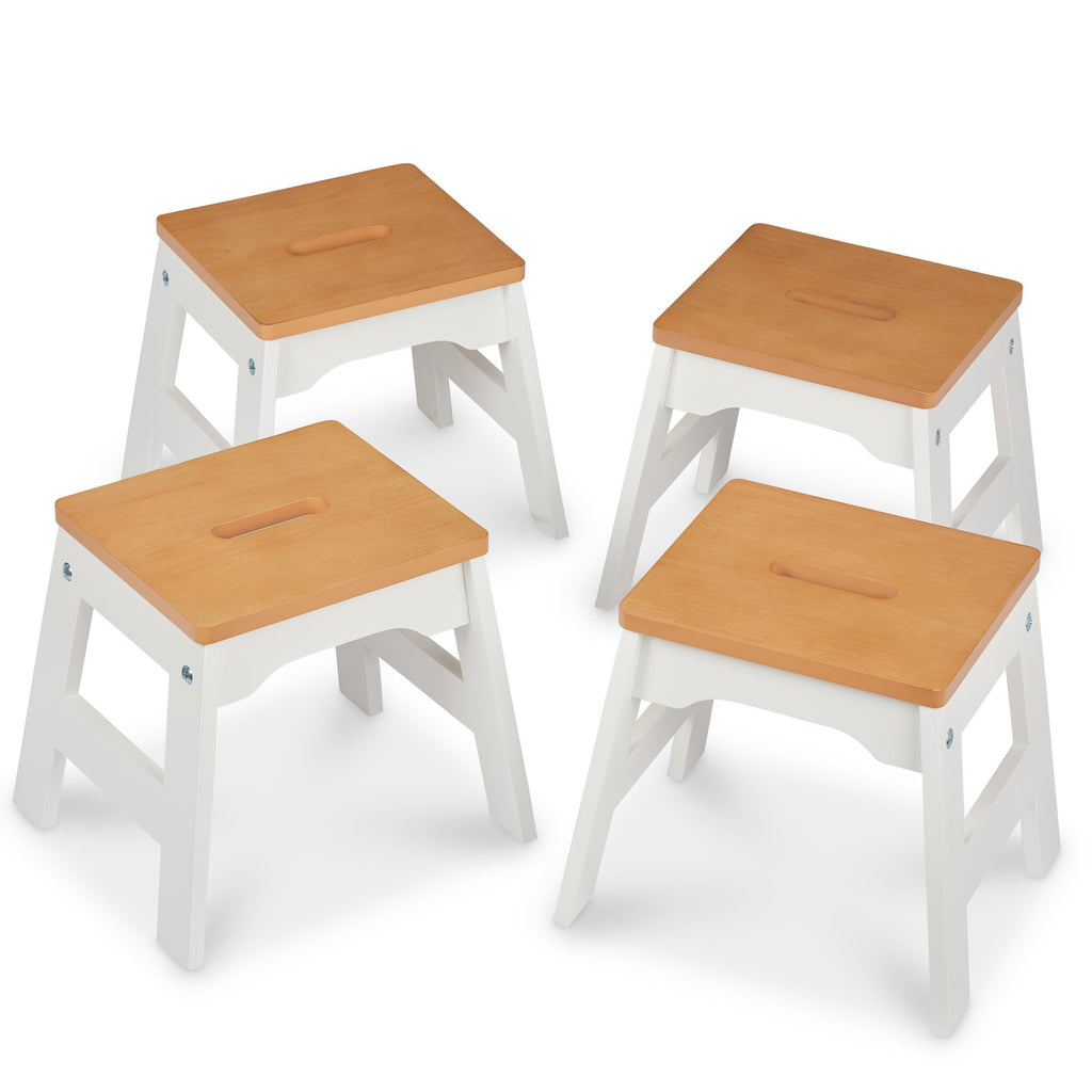 Wooden Stools  – Set of 4