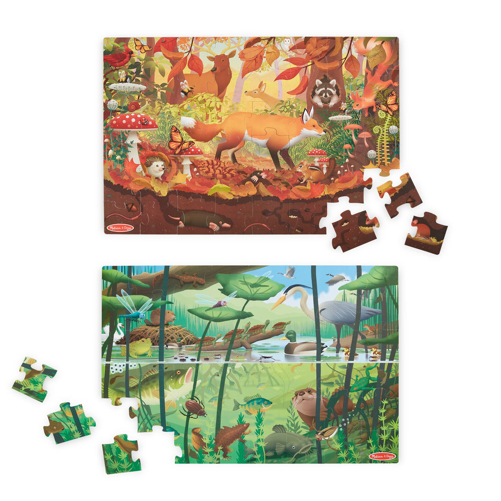 Let's Explore Double-Sided Seek & Find Puzzle