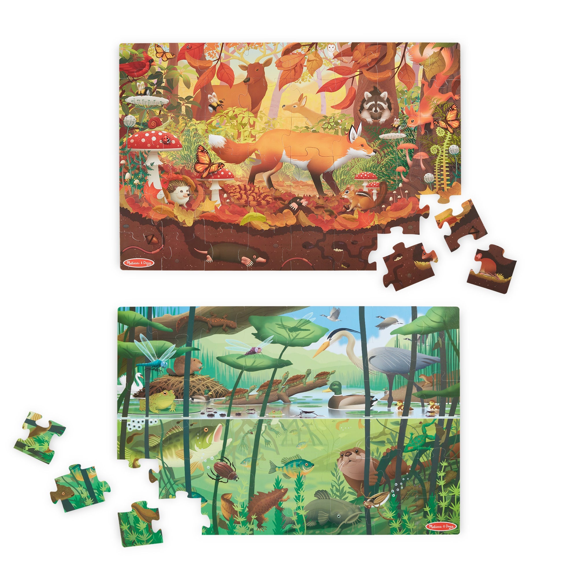 Let's Explore Double-Sided Seek & Find Puzzle