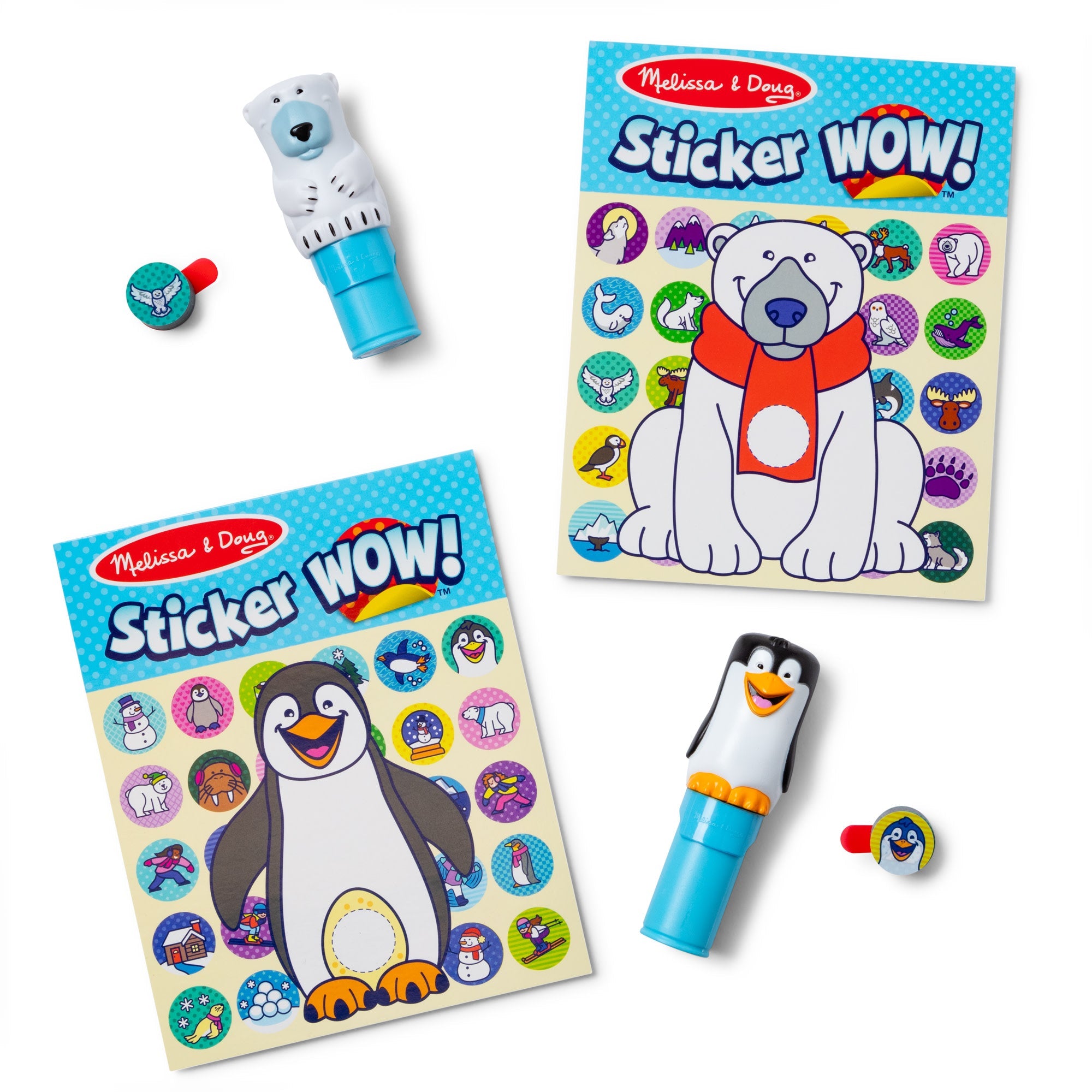 Sticker WOW!™ Activity Pads & Sticker Stampers VALUE PACK - Winter