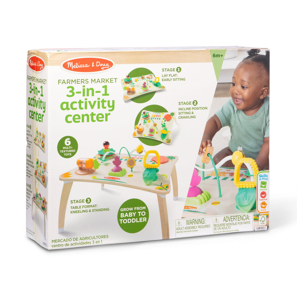 Farmers Market 3 in 1 Activity Center