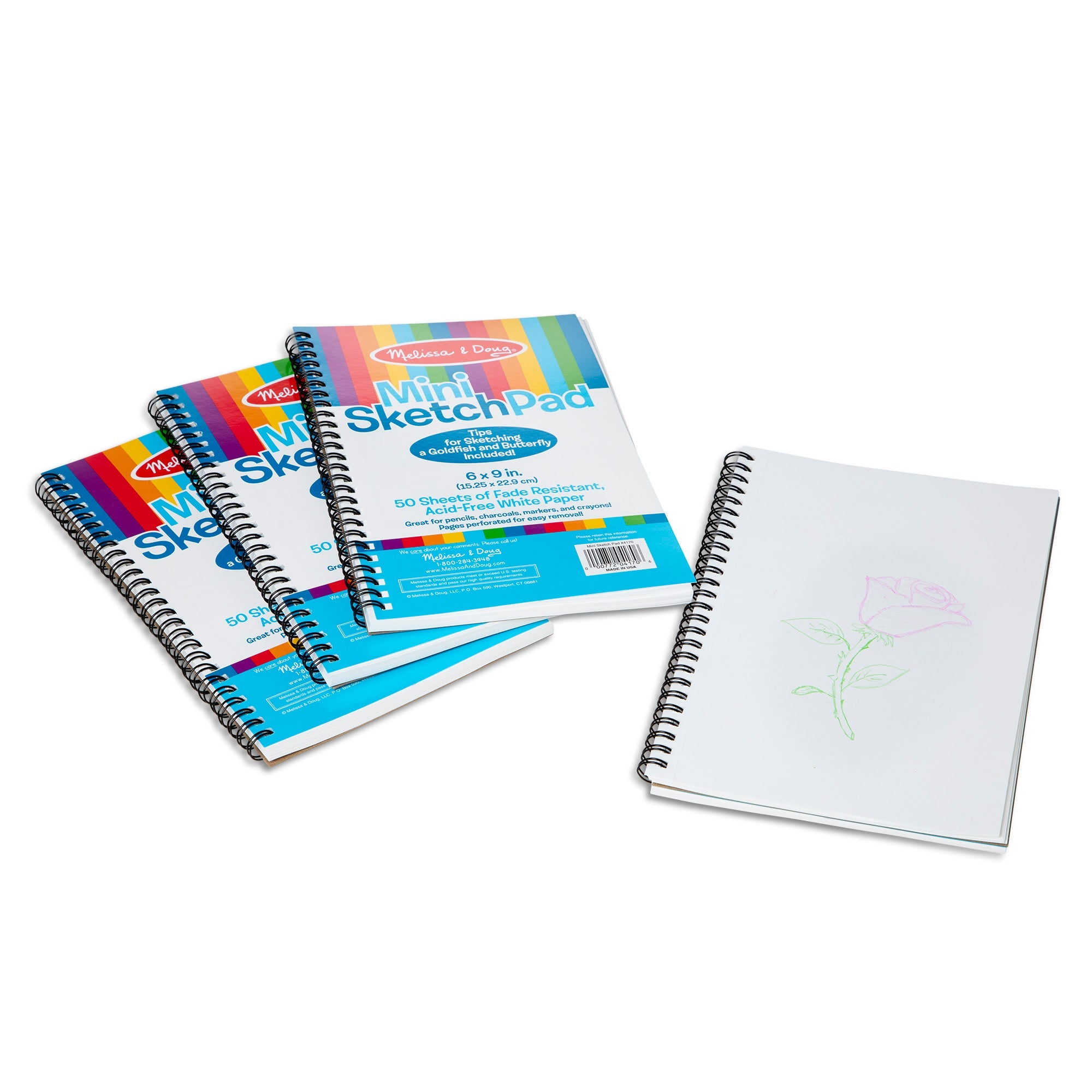 Mini Sketch Pad 4-Pack