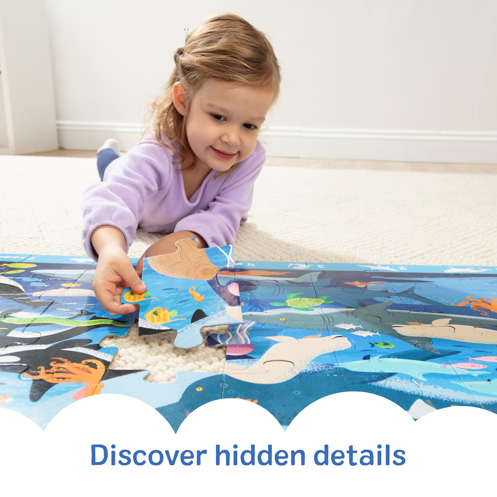 Search & Find Beneath the Waves Floor Puzzle - 48 Pieces
