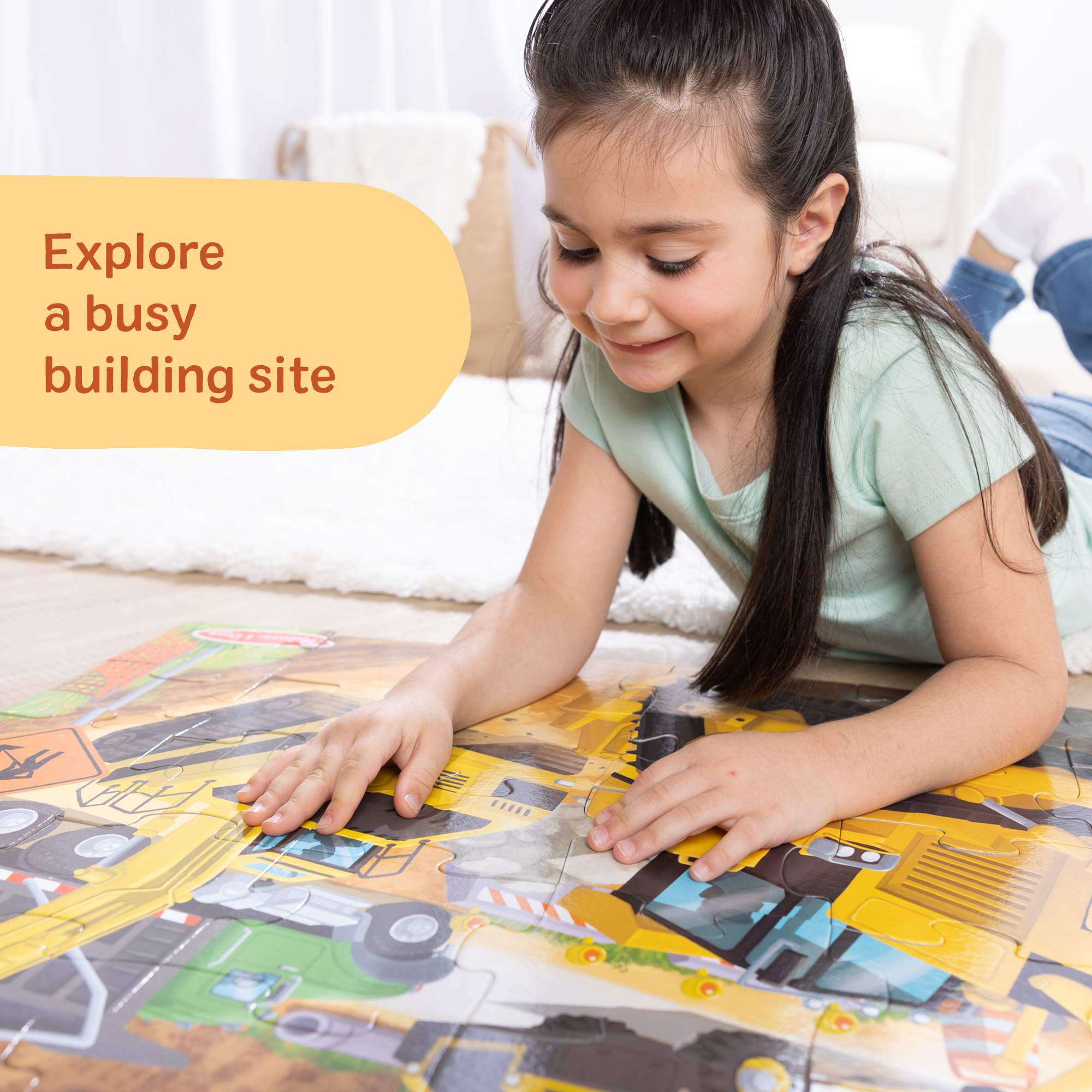 Building Site Floor Puzzle - 48 Pieces