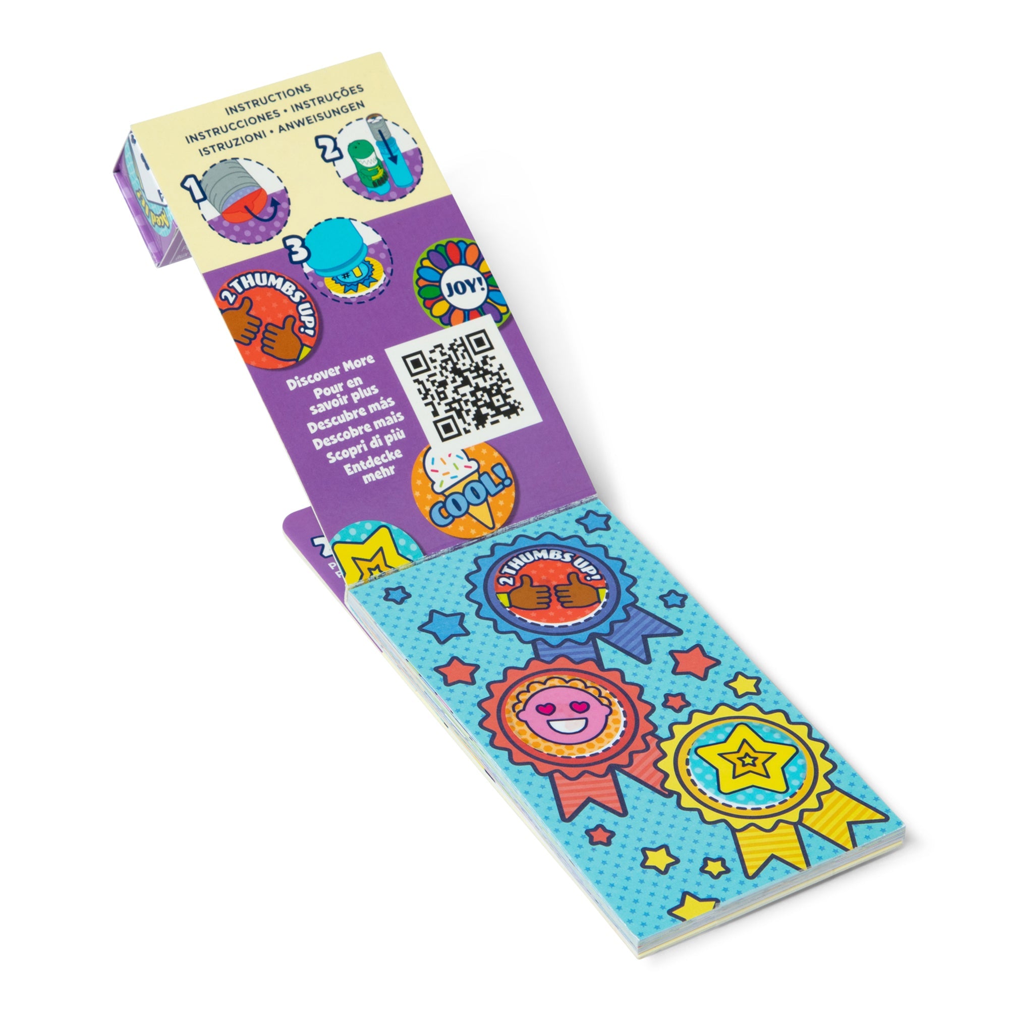 Sticker WOW!™ Mini Activity Pad & Refill Stickers - Way to Go! (200+ Stickers, Stamper Not Included)
