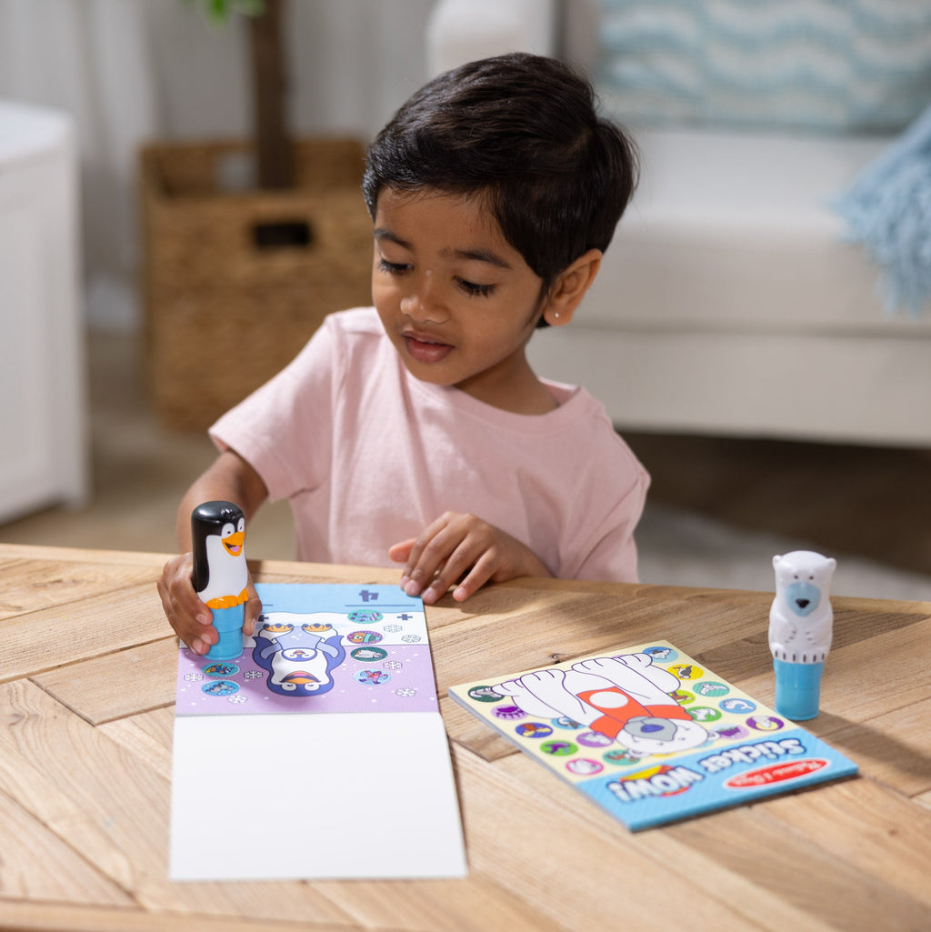 Sticker WOW!™ Activity Pads & Sticker Stampers VALUE PACK - Winter