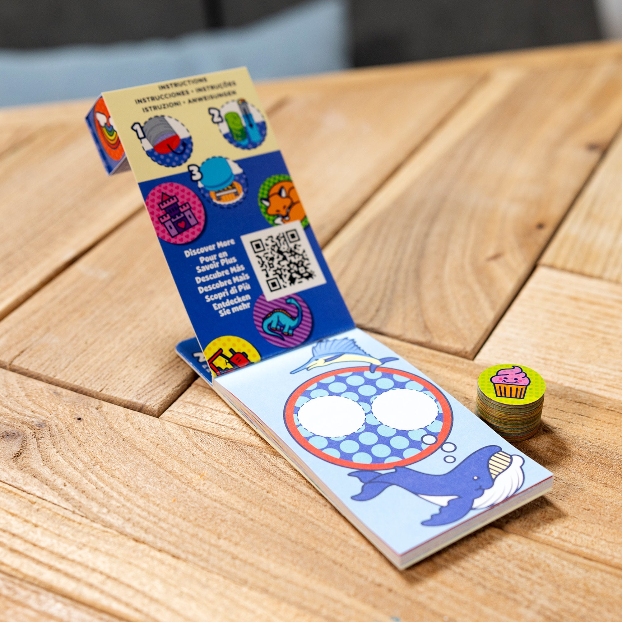 Sticker WOW!® Mini Activity Pad & Refill Stickers - Surprise Pack 1 (200+ Stickers, Stamper Not Included)