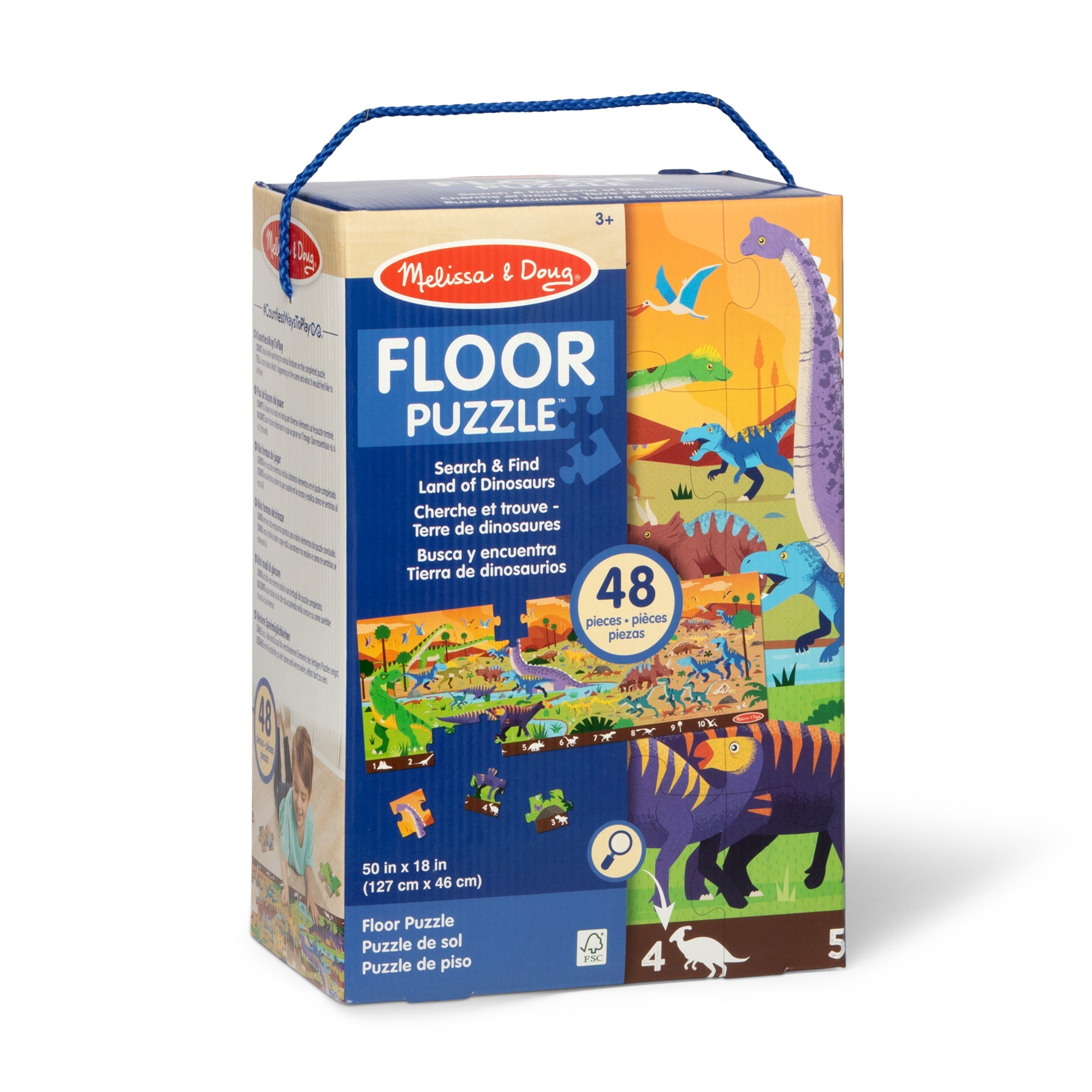 Land of Dinosaurs Floor Puzzle - 48 Pieces