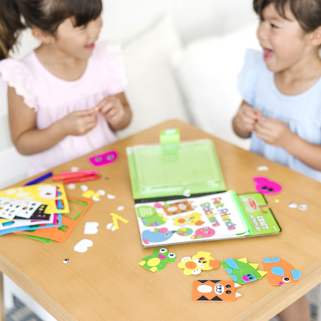 On-the-Go Felt Friends Stickers Craft Activity Set