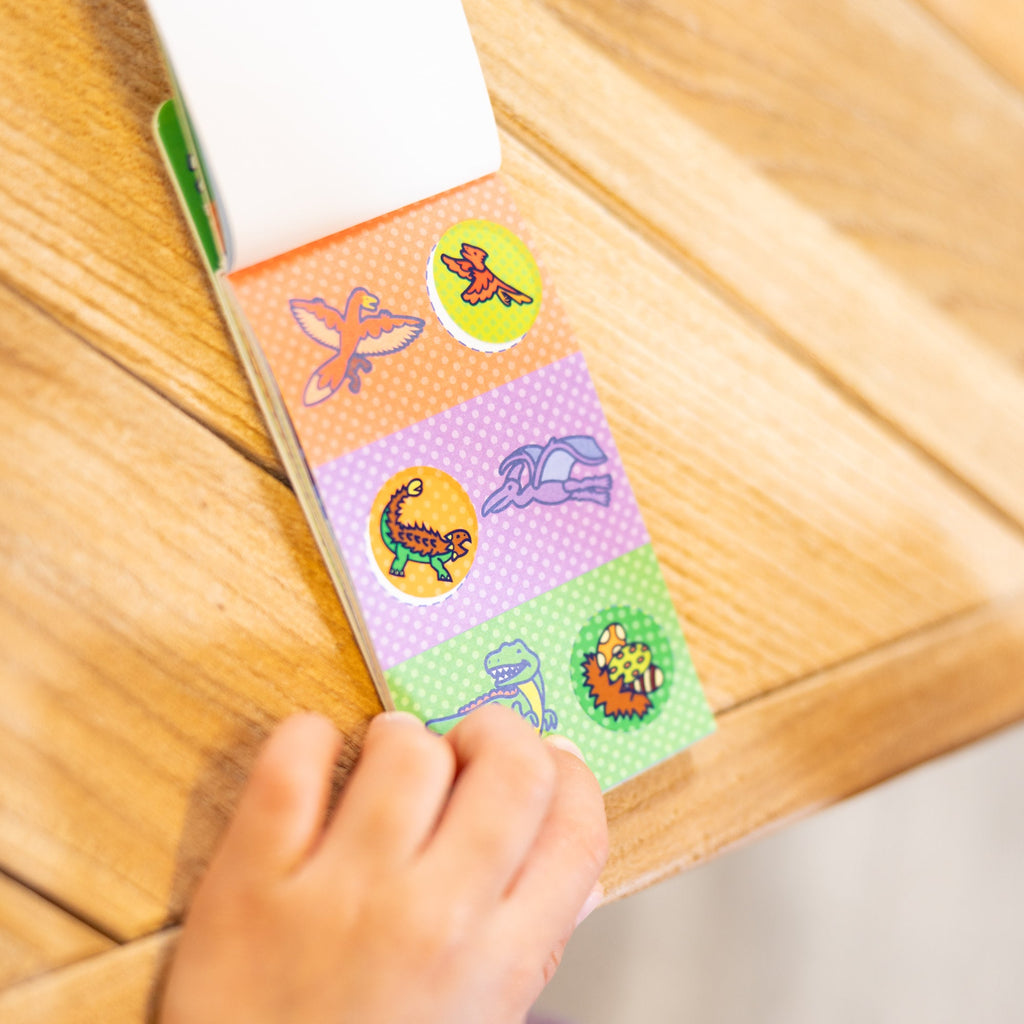 Sticker WOW!® Mini Activity Pad & Refill Stickers - Dinosaur (200+ Stickers, Stamper Not Included)