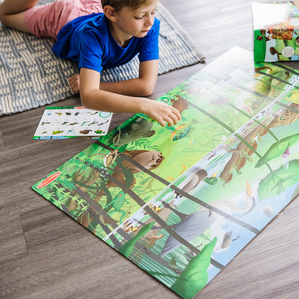 Let's Explore Double-Sided Seek & Find Puzzle