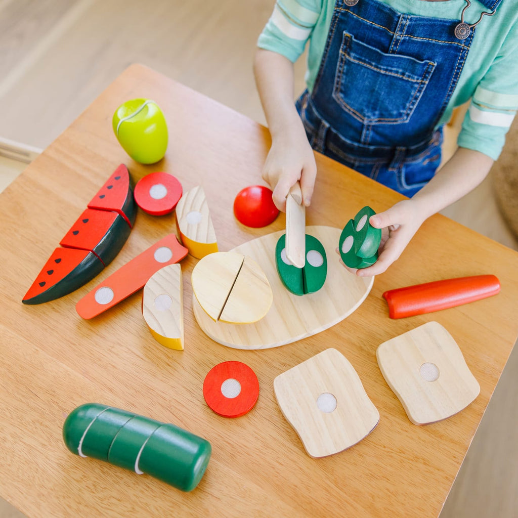 Cutting Food - Wooden Play Food
