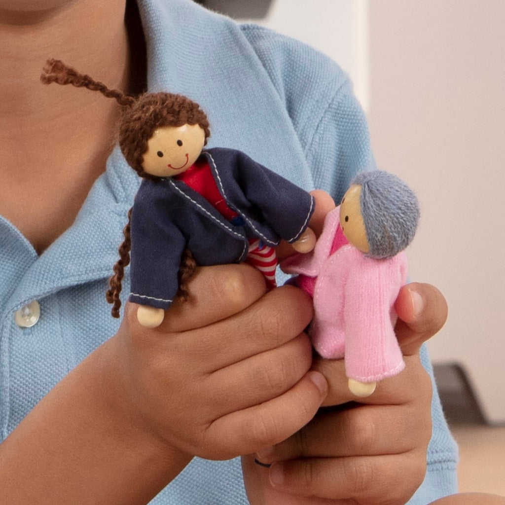 Wooden Doll Family
