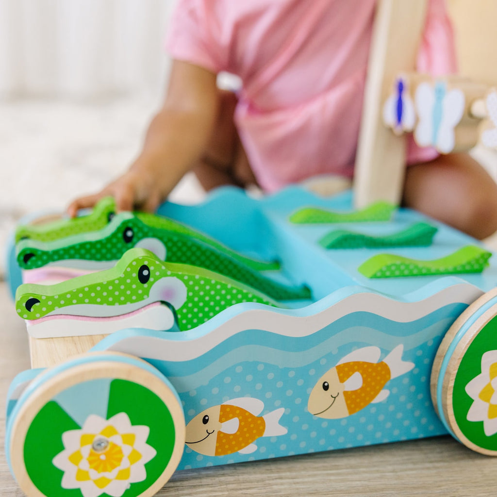 First Play Chomp & Clack Alligator Push Toy