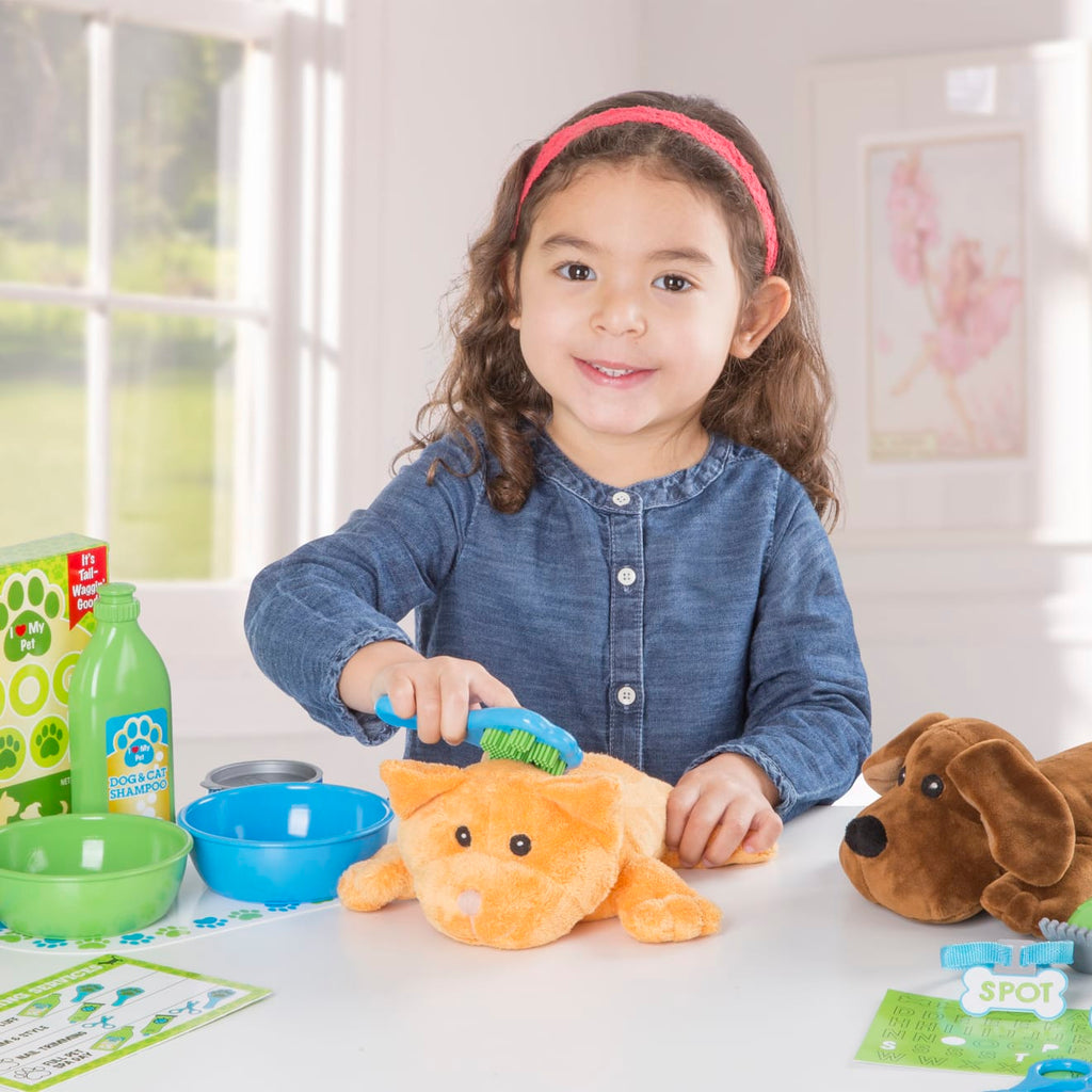 Feeding & Grooming Pet Care Play Set