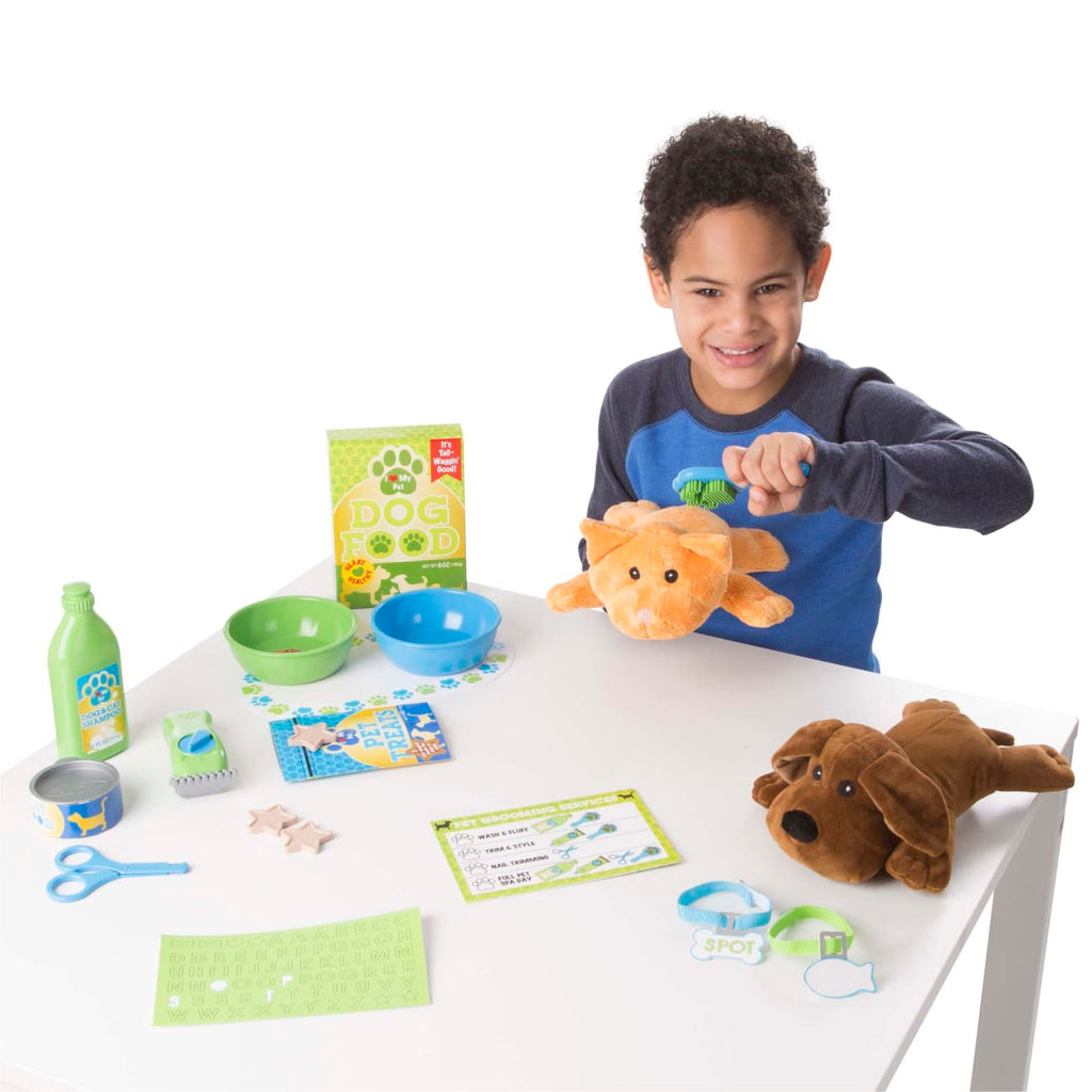 Feeding & Grooming Pet Care Play Set