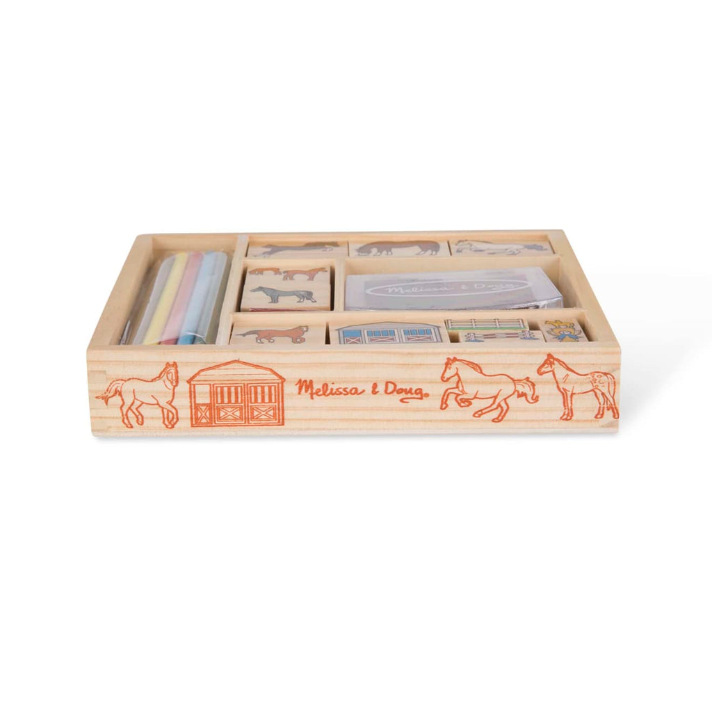 Wooden Stamp Set - Horses