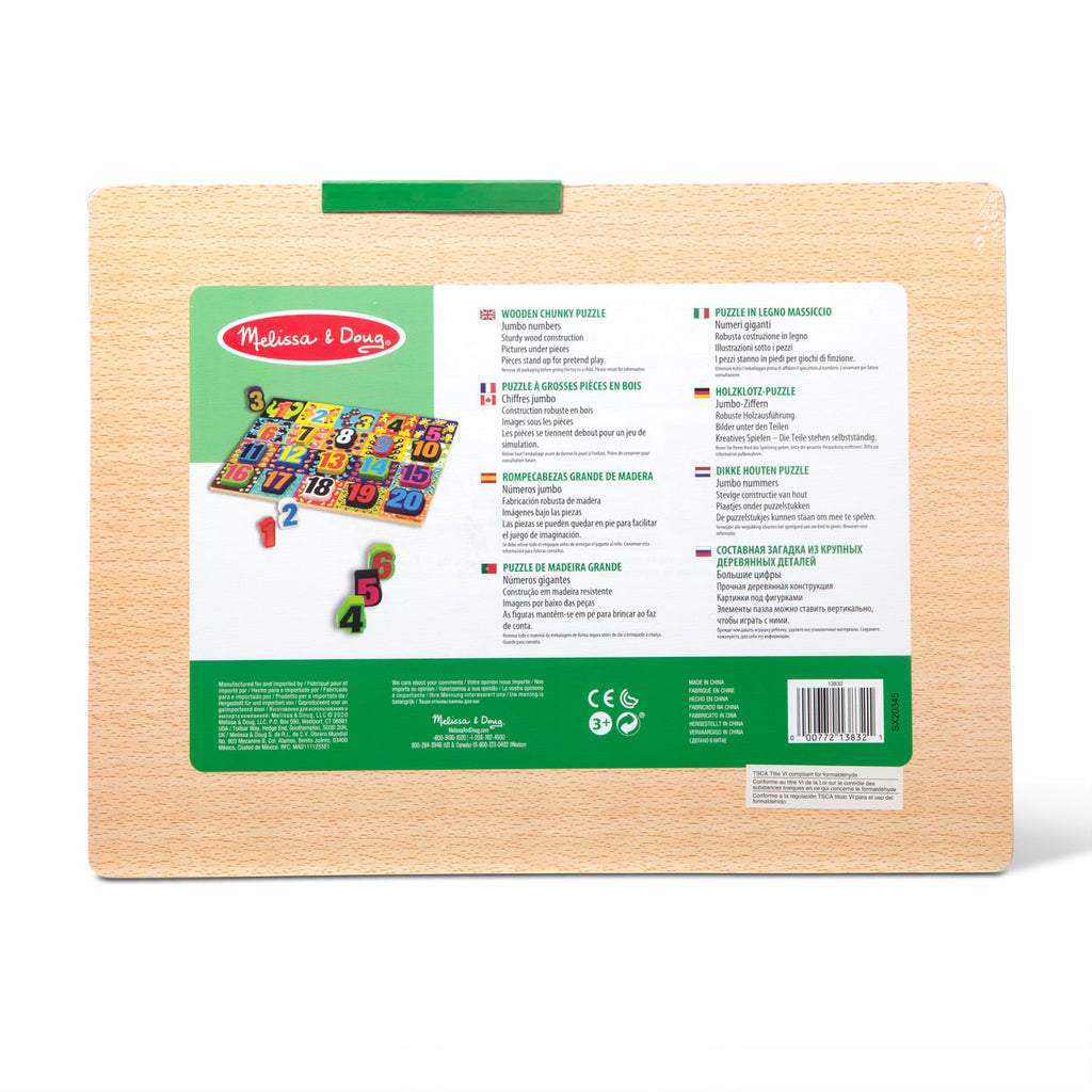 Jumbo Numbers Chunky Puzzle