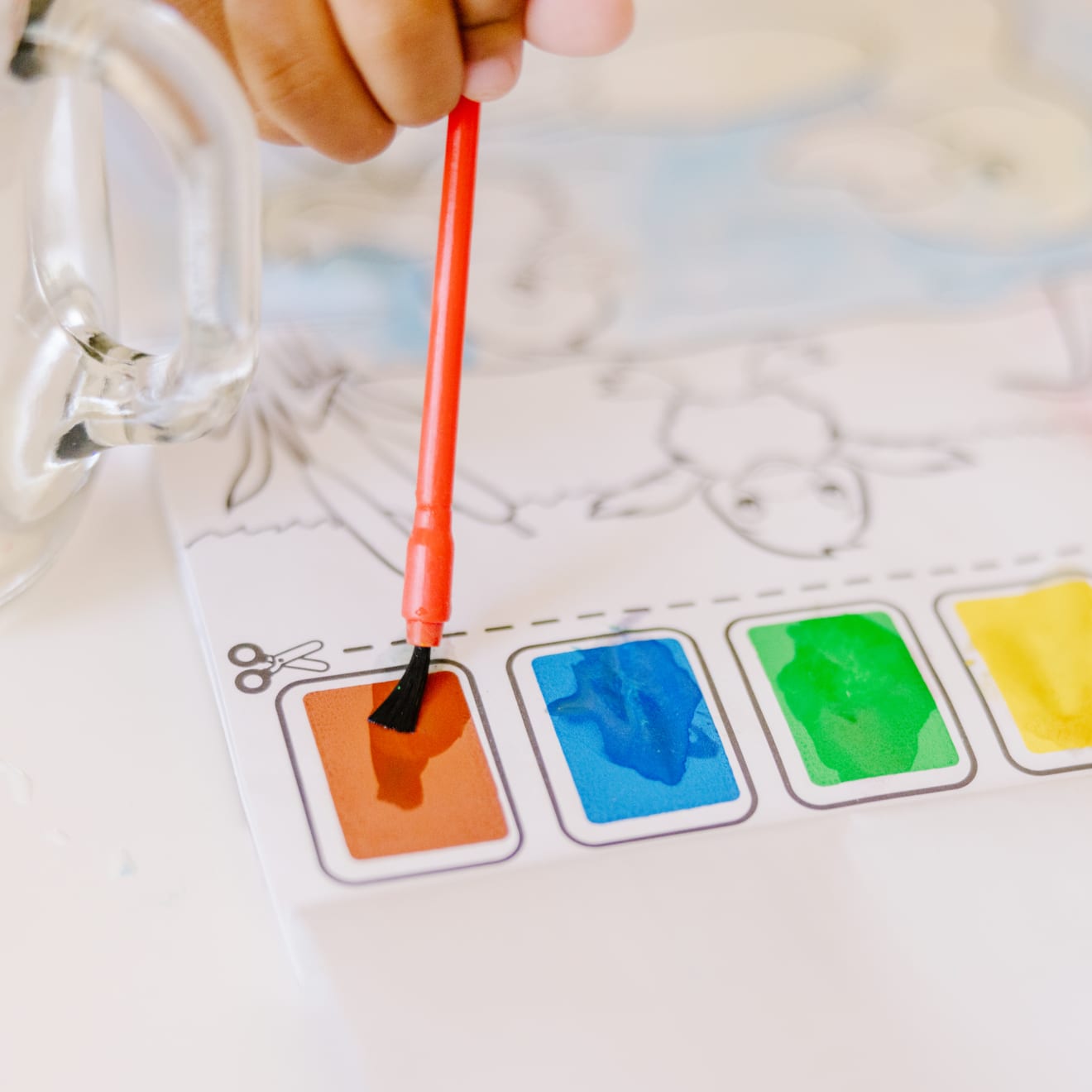 Farm Animals Paint with Water Kids' Art Pad