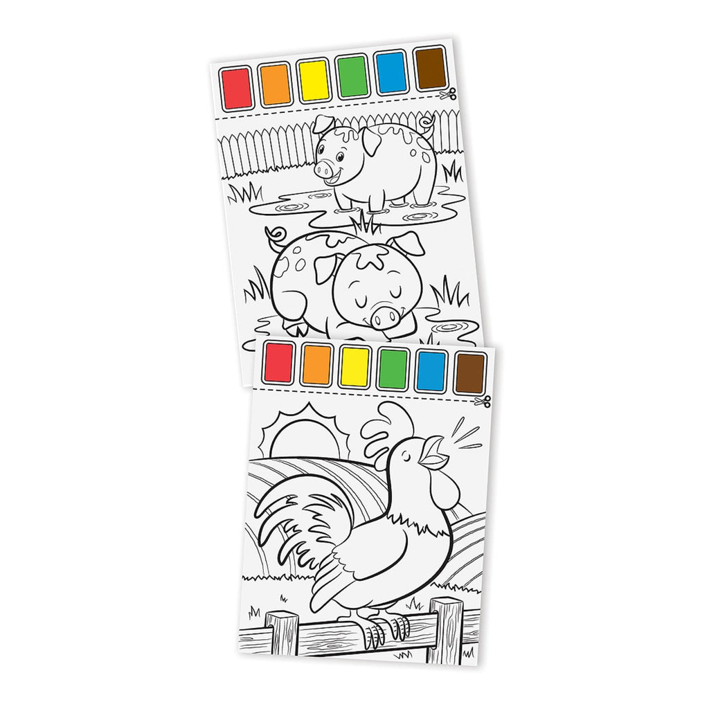 Farm Animals Paint with Water Kids' Art Pad