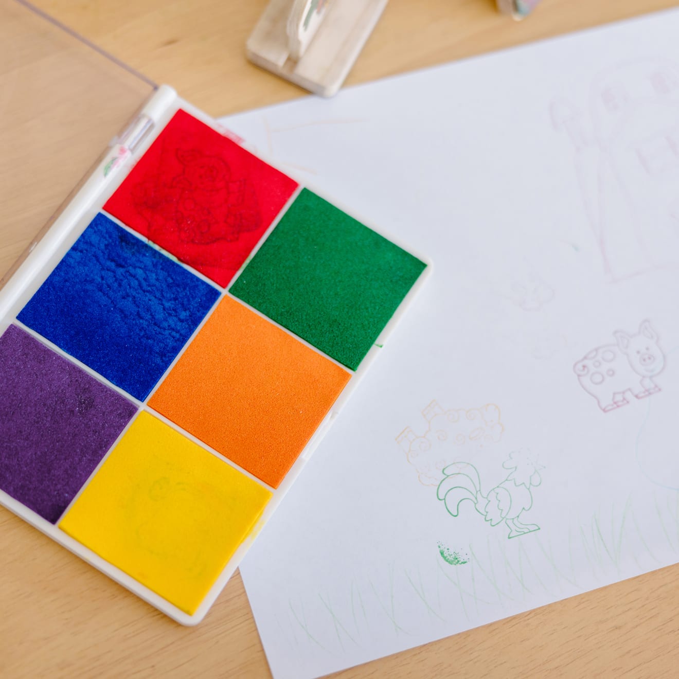 Rainbow Stamp Pad