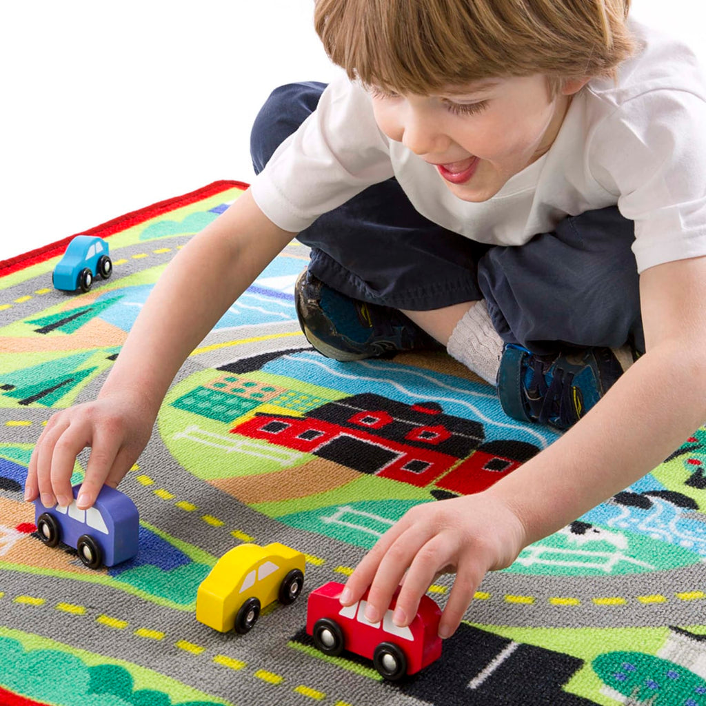 Round the Town Road Rug & Car Set
