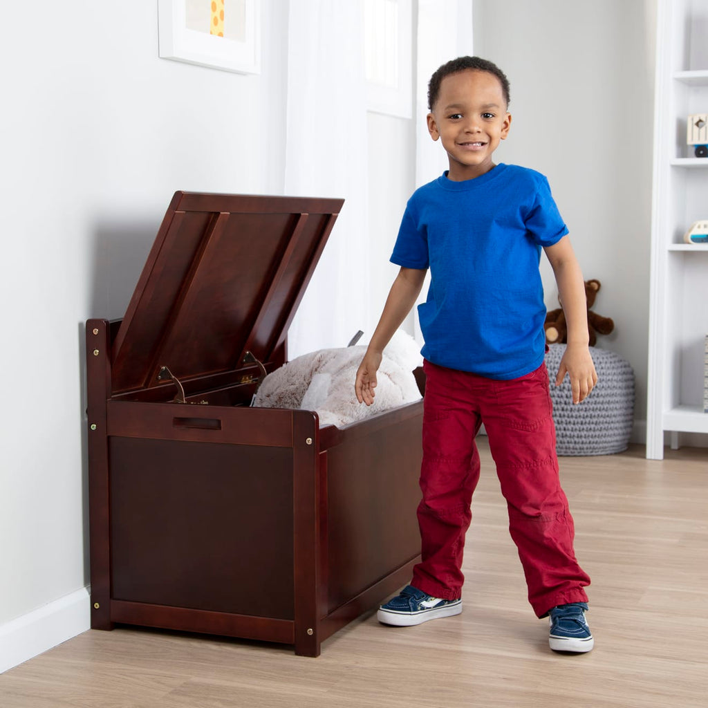 Wooden Toy Chest (Espresso)