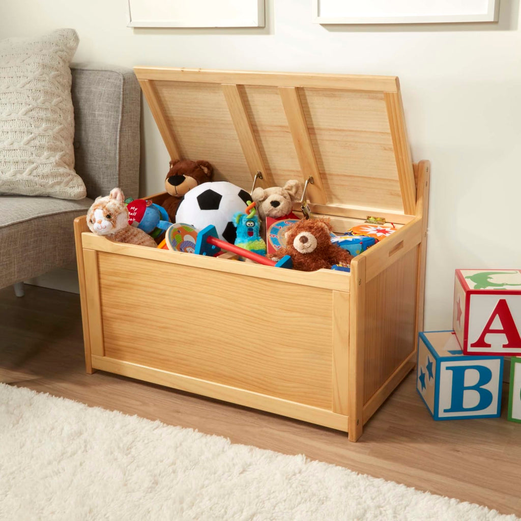 Wooden Toy Chest (Honey)