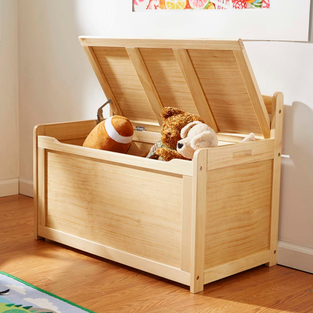Wooden Toy Chest (Honey)