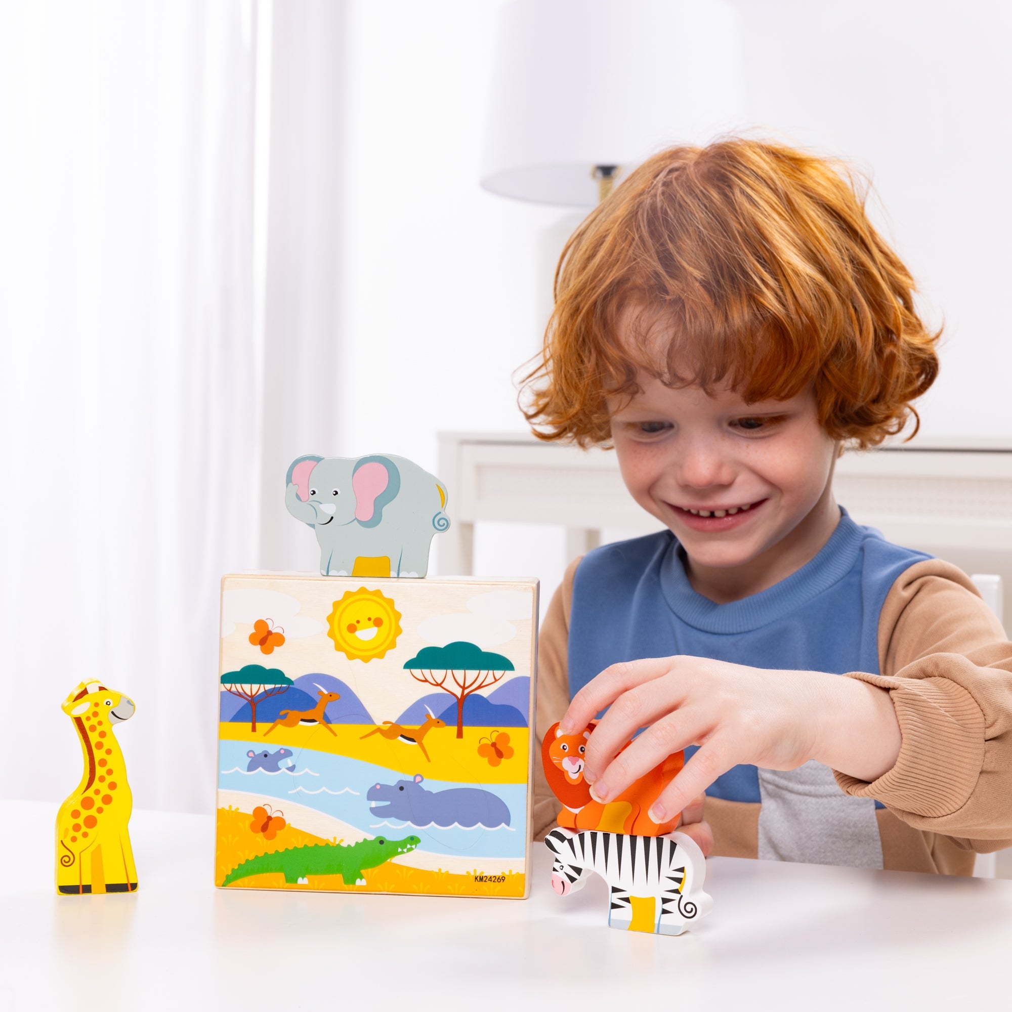 Wooden Animal Matching - Safari