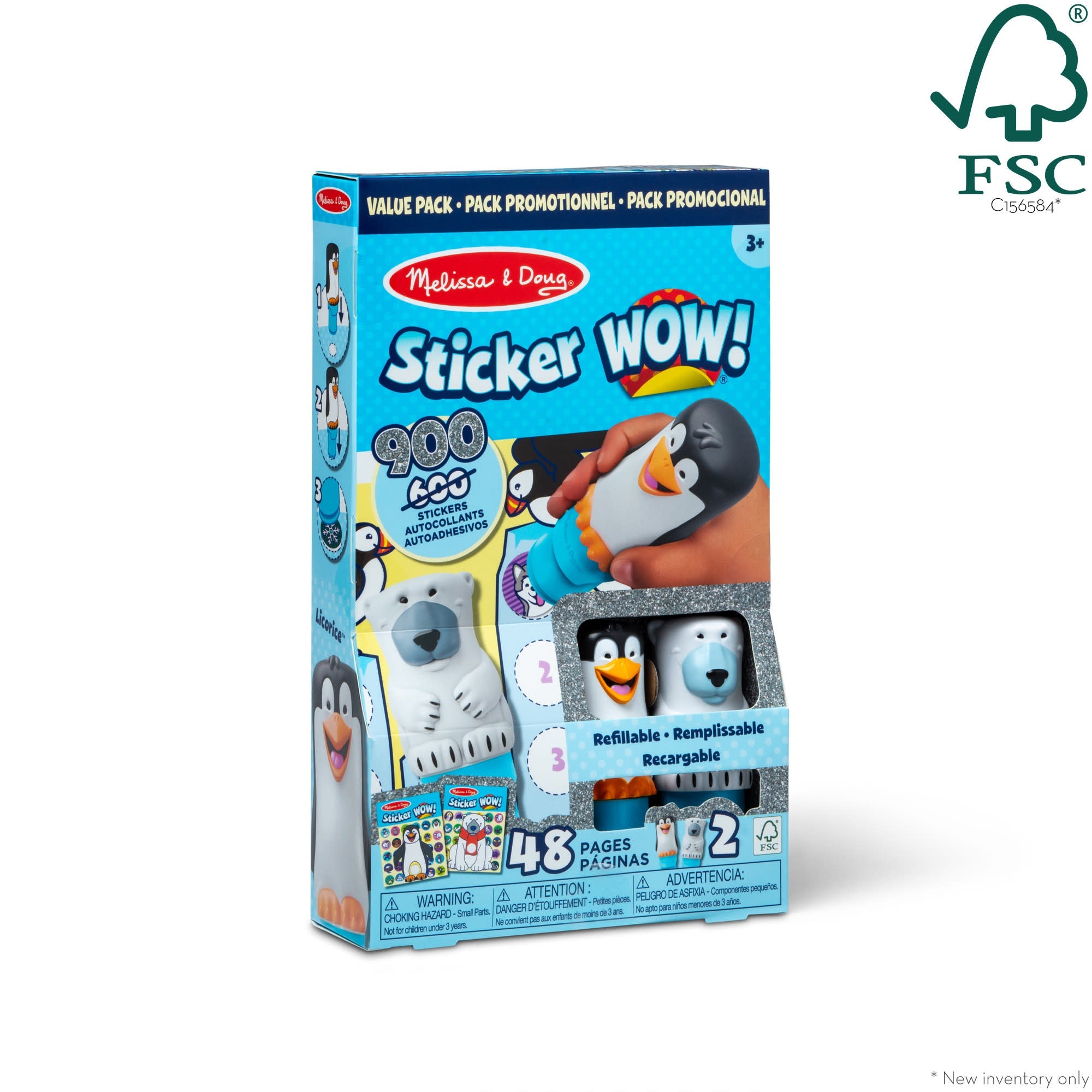 Sticker WOW!™ Activity Pads & Sticker Stampers VALUE PACK - Winter
