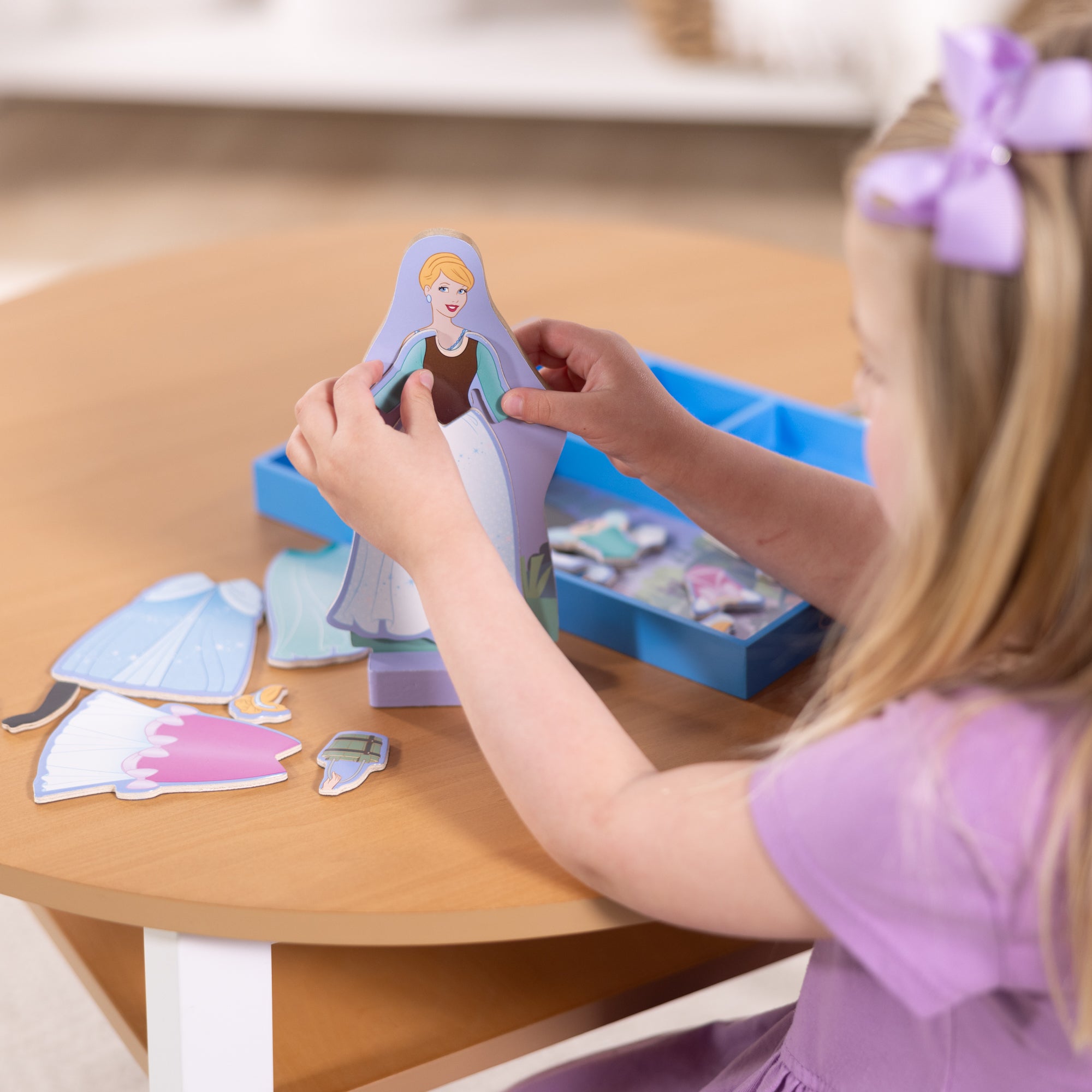 Disney Cinderella Wooden Magnetic Dress-Up