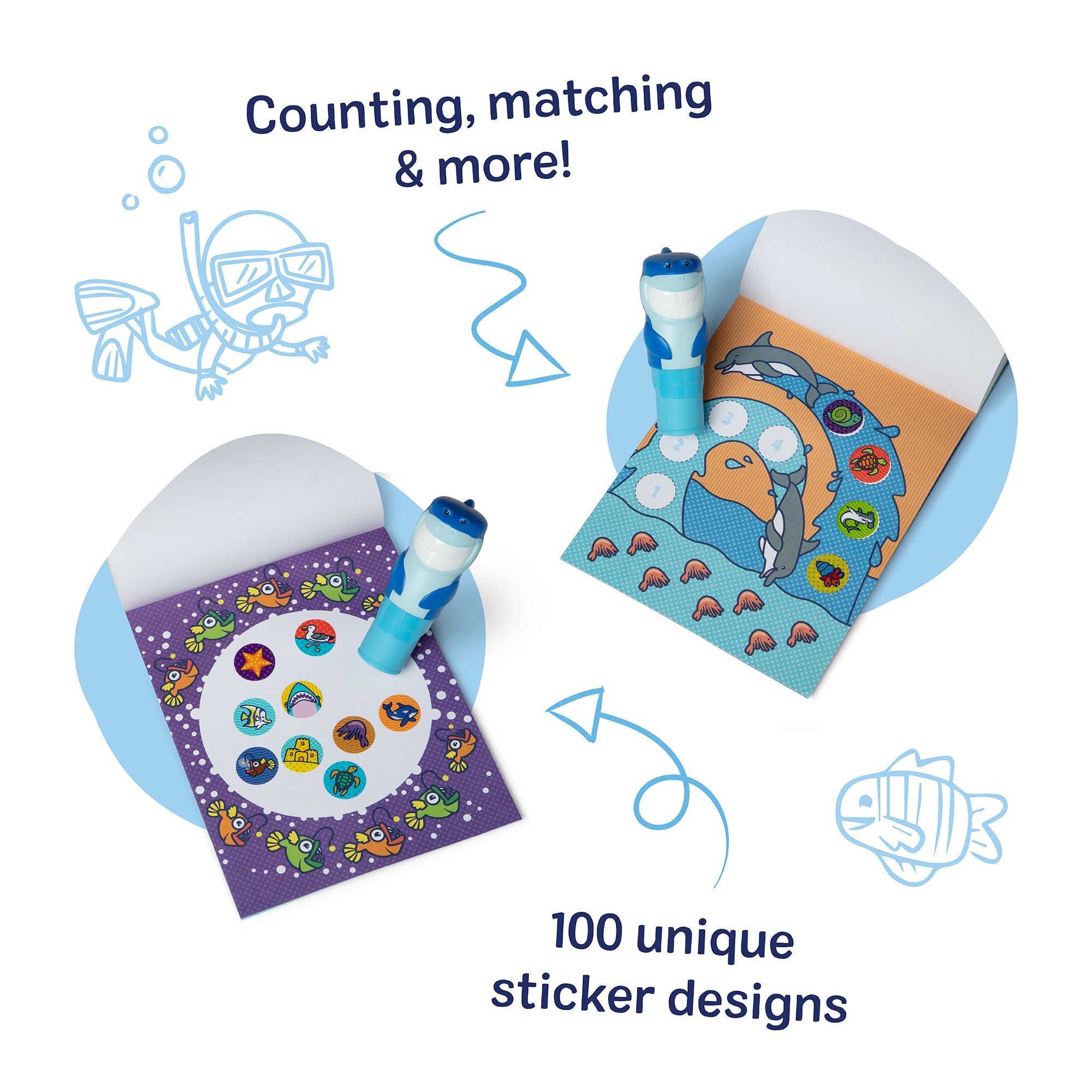Sticker WOW!™ Activity Pad & Sticker Stamper - Shark