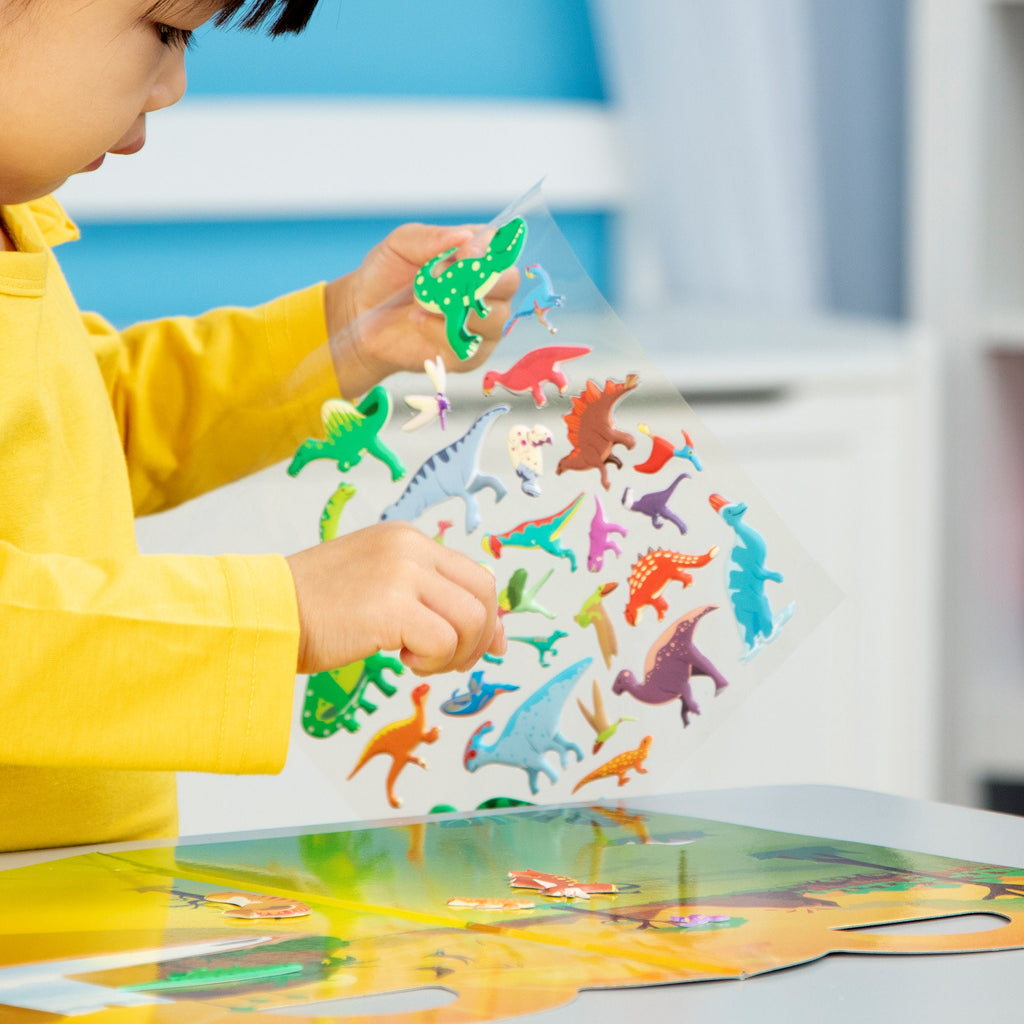 Puffy Sticker Play Set 3-Pack: Safari, Dinosaur, Ocean