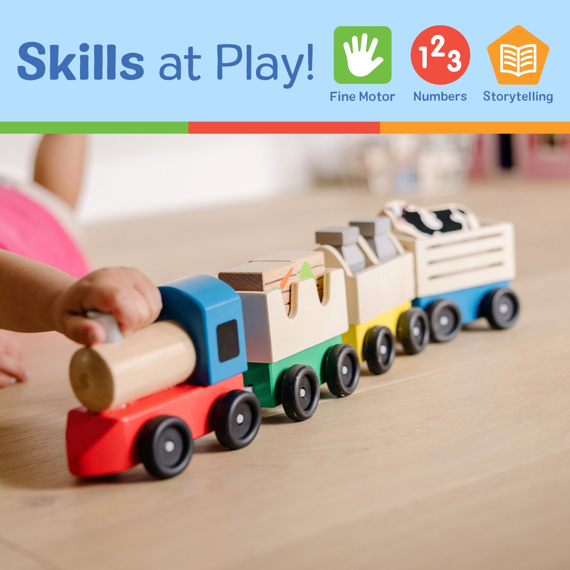 Wooden Farm Train