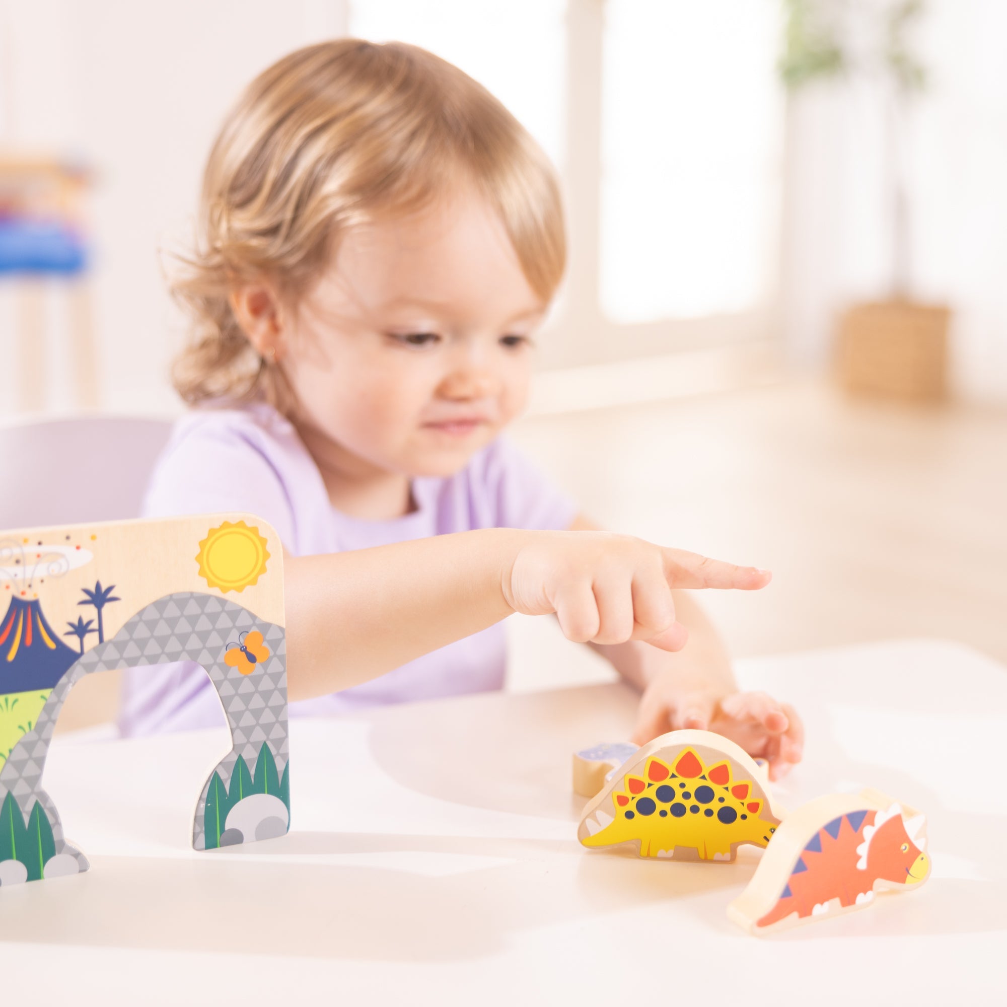 Wooden Dinosaurs Play Set