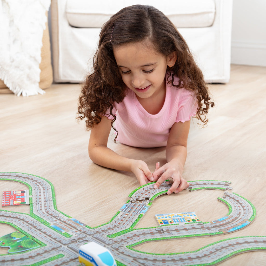 Design Your Own Railroad Floor Puzzle
