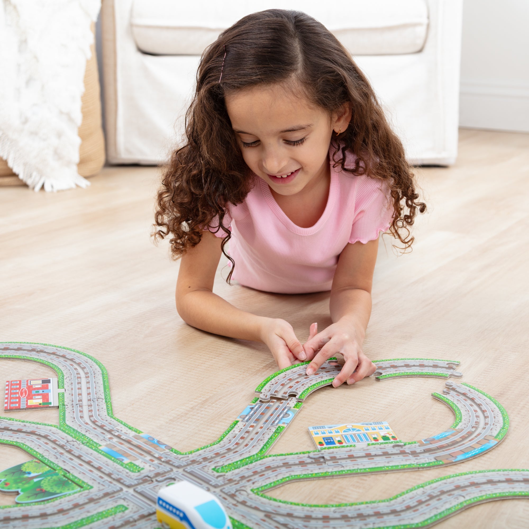 Design Your Own Railroad Floor Puzzle