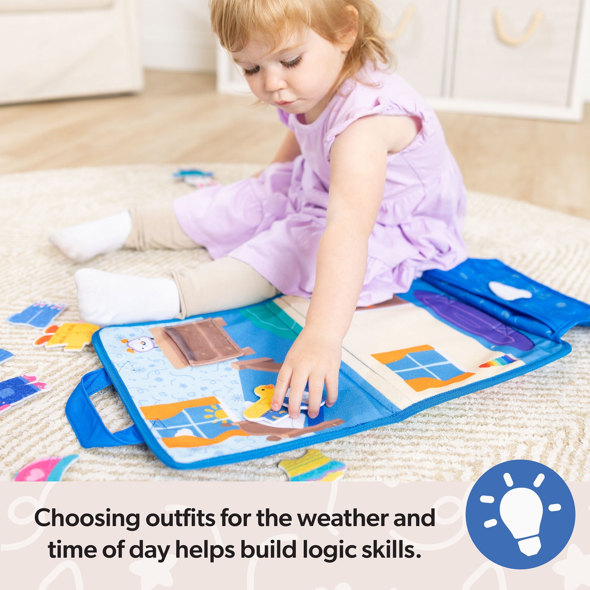 Ms. Rachel™  What to Wear Felt Activity Board