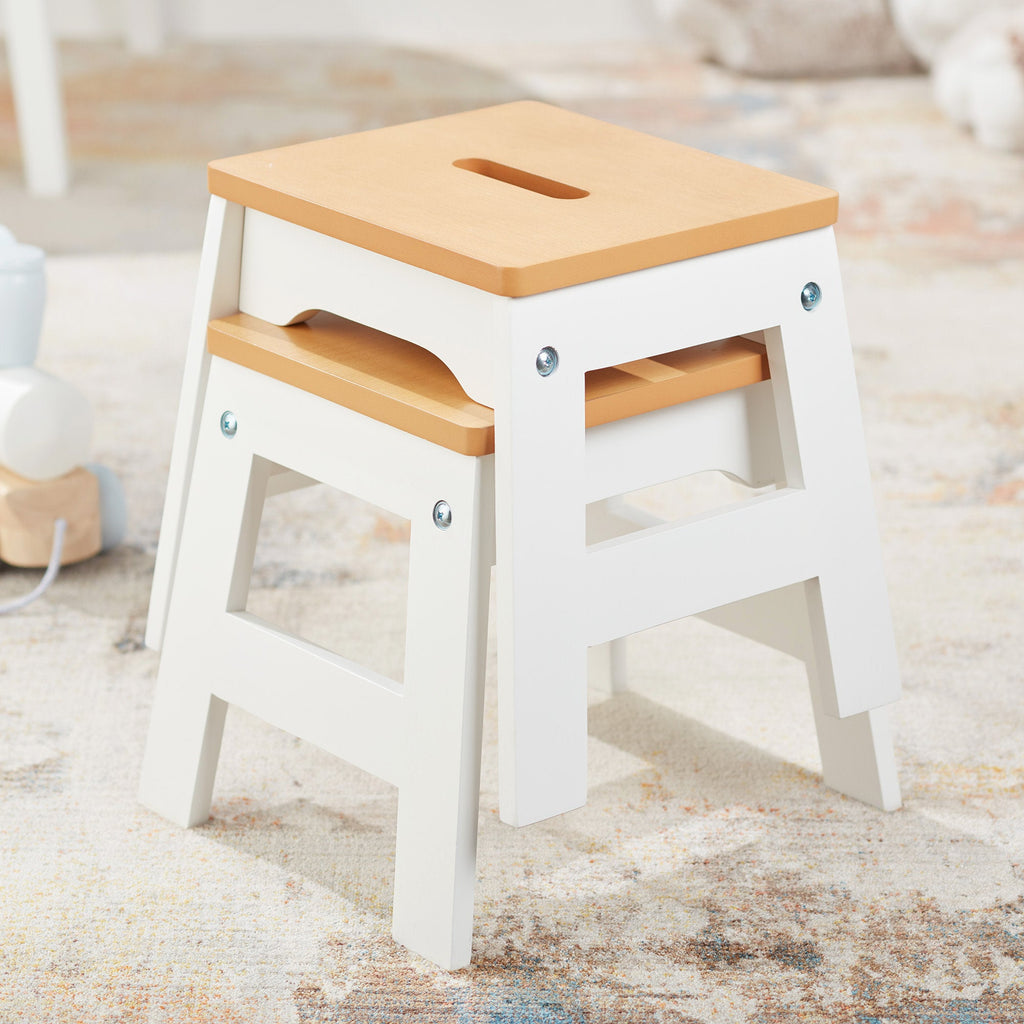 Wooden Stools  – Set of 2