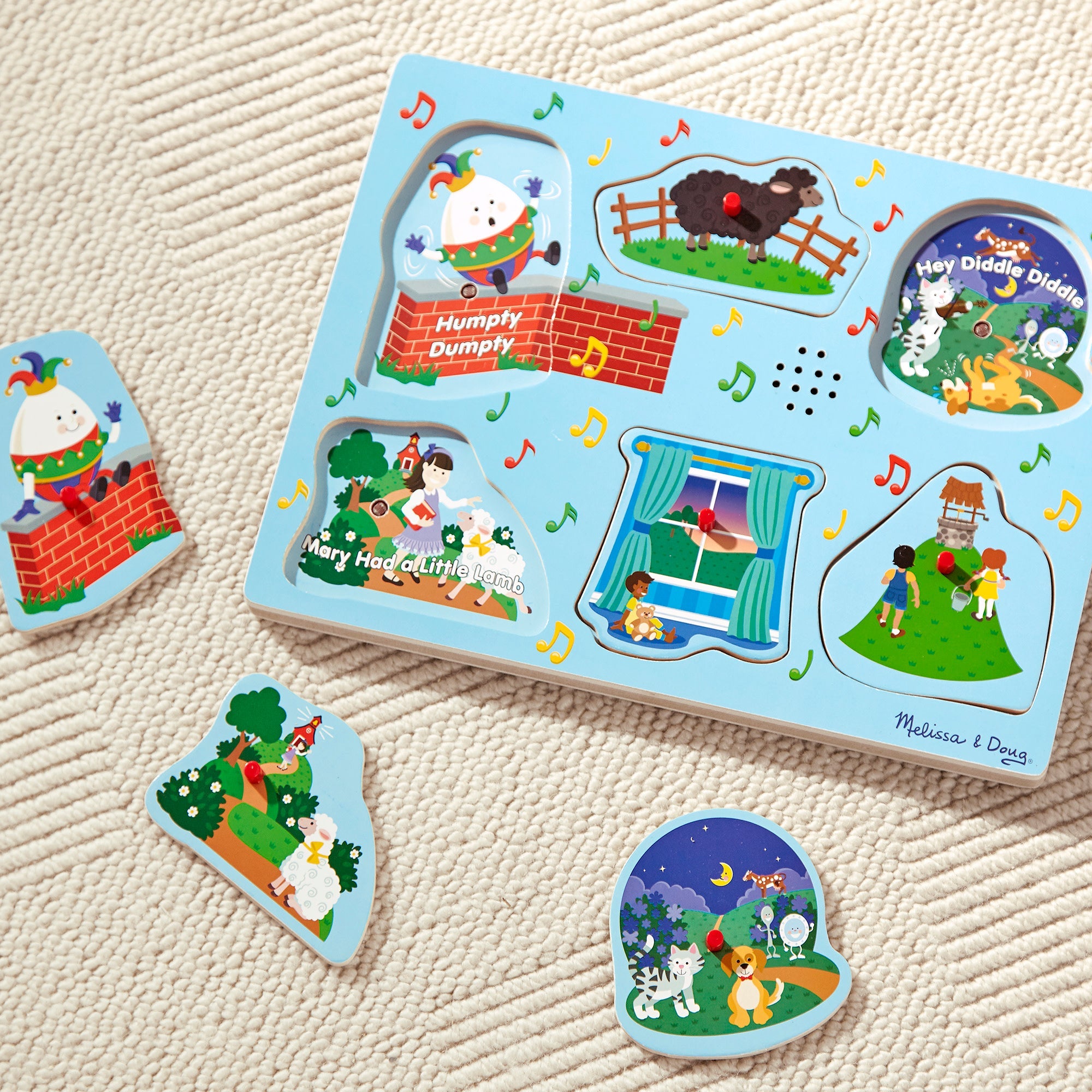 Nursery Rhymes 2 Sound Puzzle - 6 PIeces