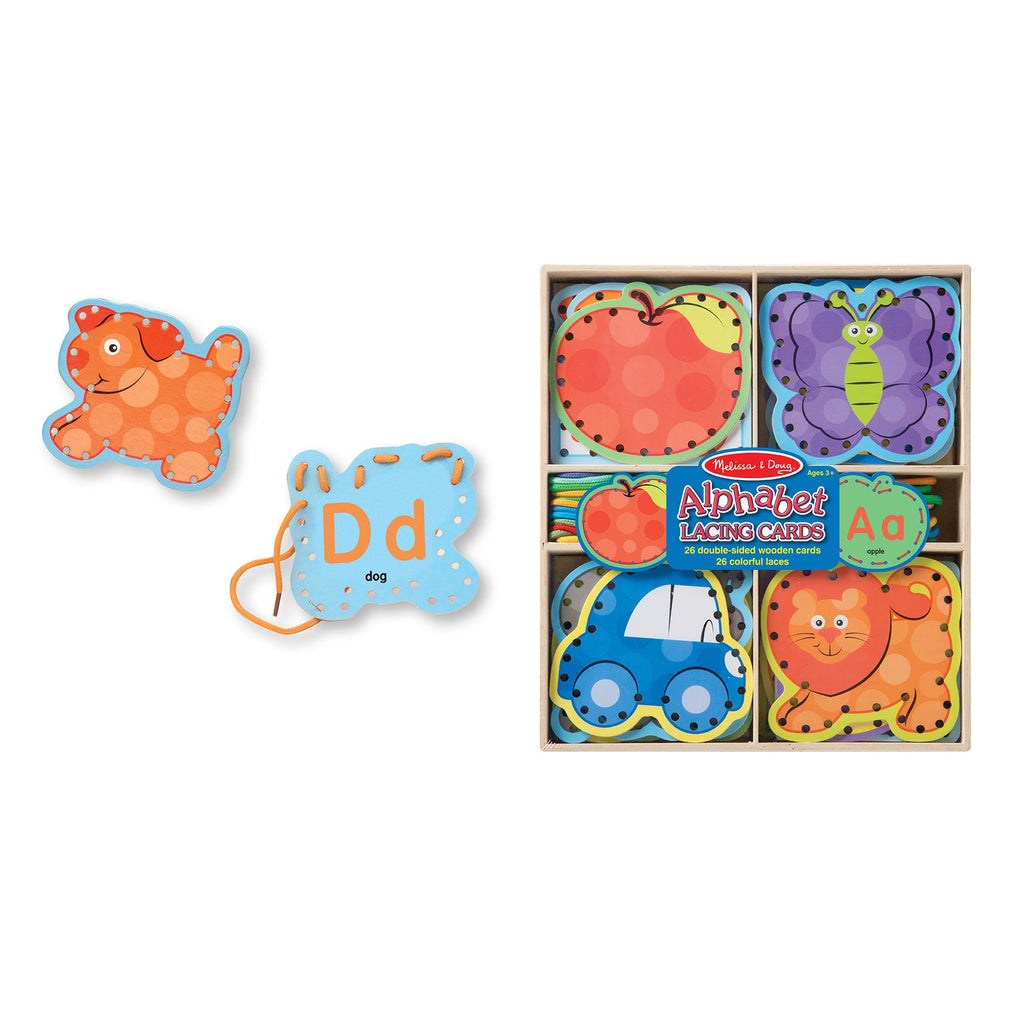 Alphabet Lacing Cards