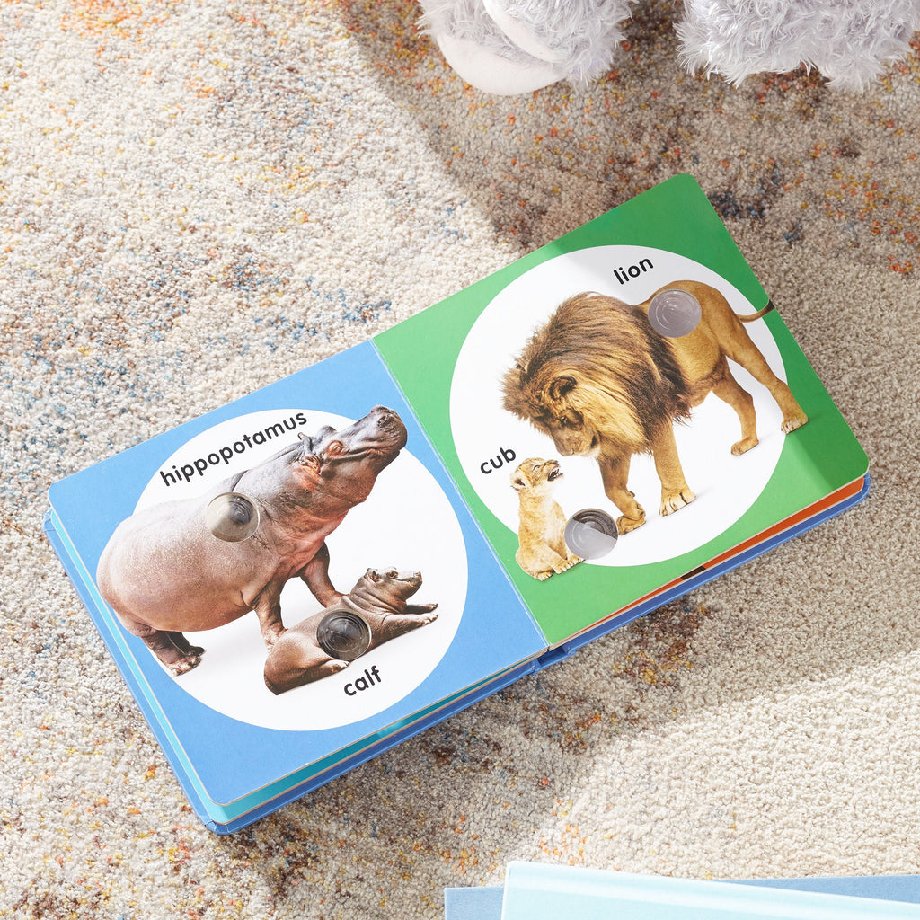 Poke-a-Dot: Wild Animal Families Board Book