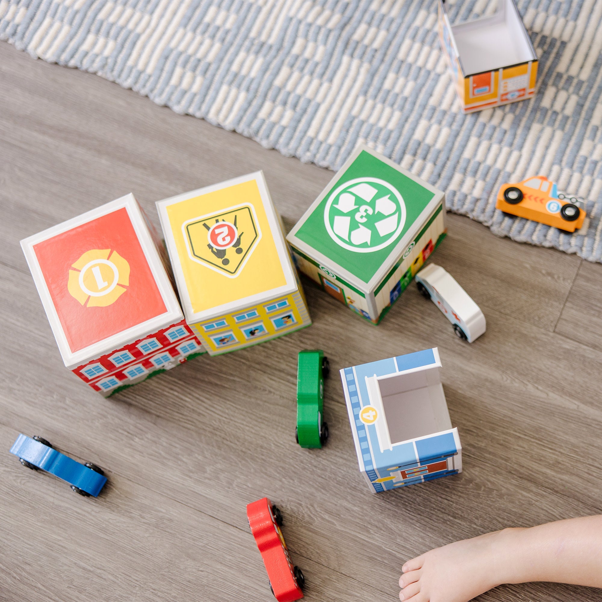 Nesting & Sorting Buildings & Vehicles