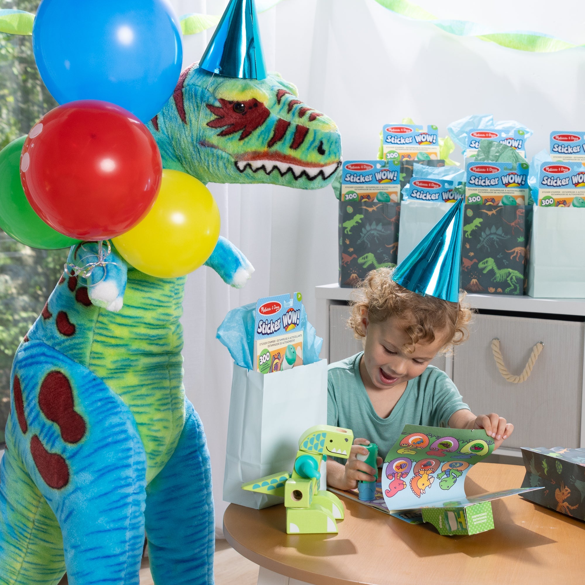 Sticker WOW!™ Activity Pad & Sticker Stamper 12-PACK  - Dinosaur